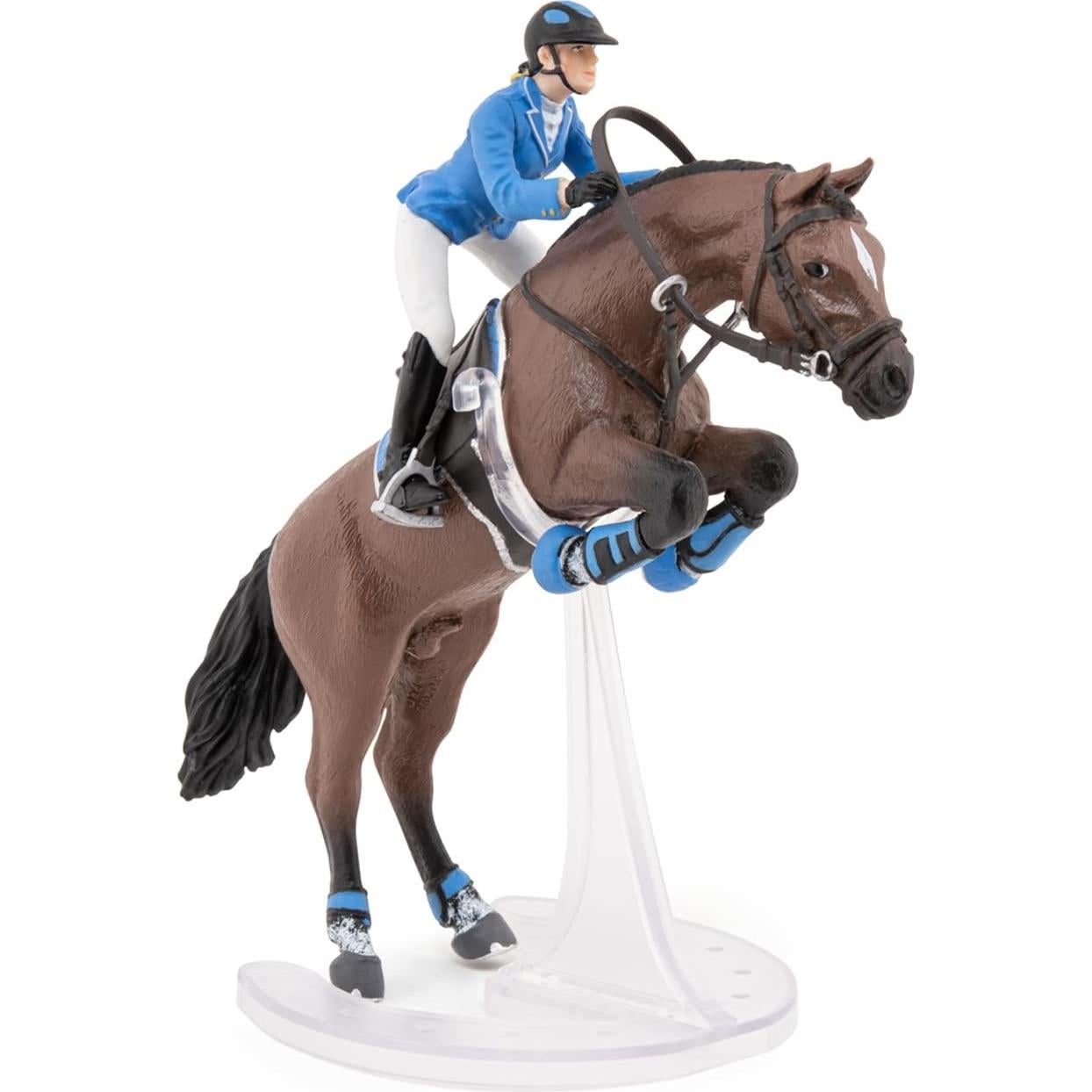 Papo - Caballo Saltador con Niña - Juguete Educativo 3 Años