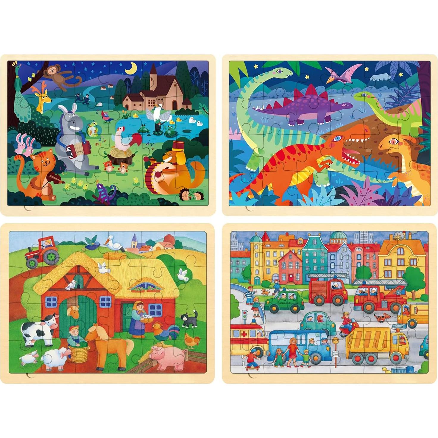 Rompecabezas de Madera MoinKidz 24 Piezas Educativos