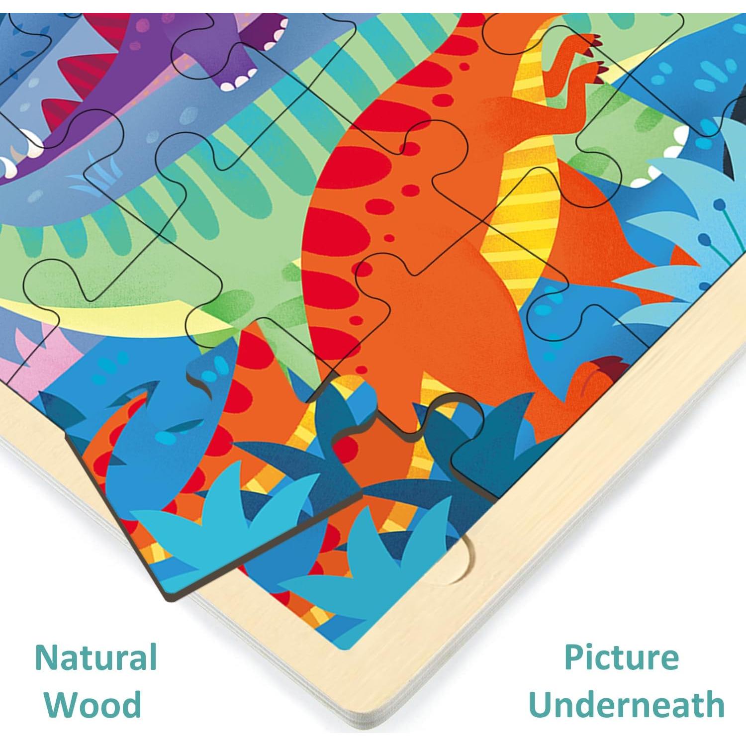 Rompecabezas de Madera MoinKidz 24 Piezas Educativos