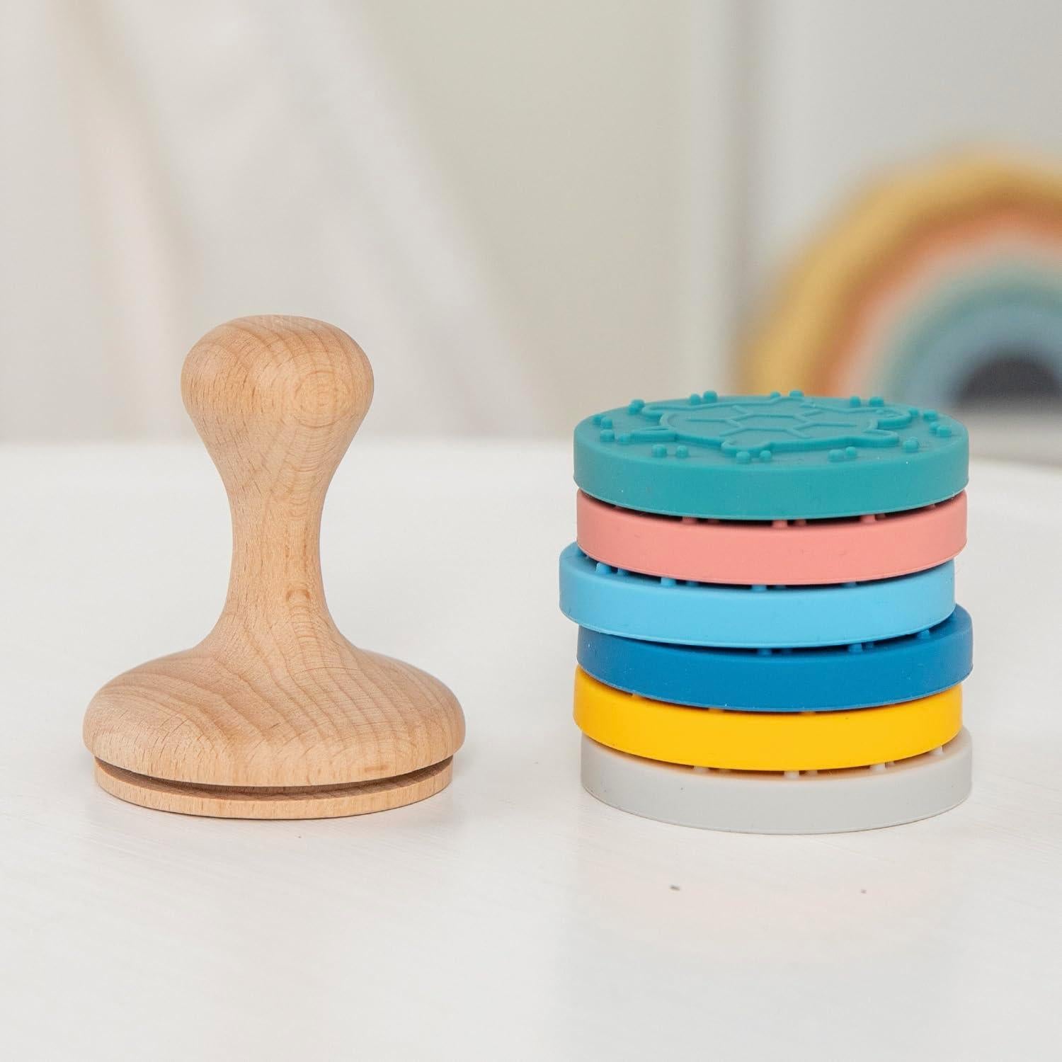 Sello de Goma ReLive Oceánico con 6 Sellos Intercambiables