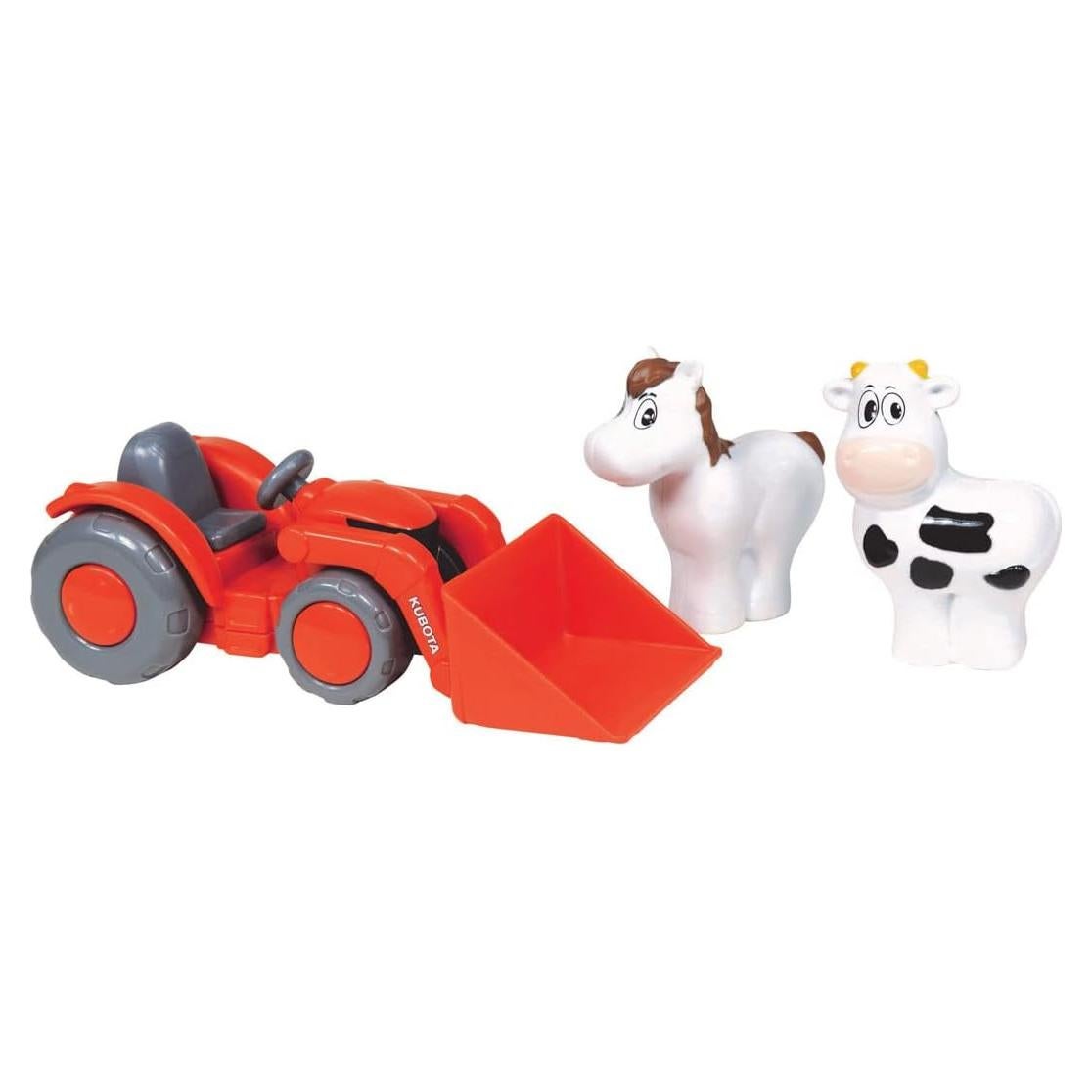 Tractor de Granja Kubota Lil' Orange con Animales