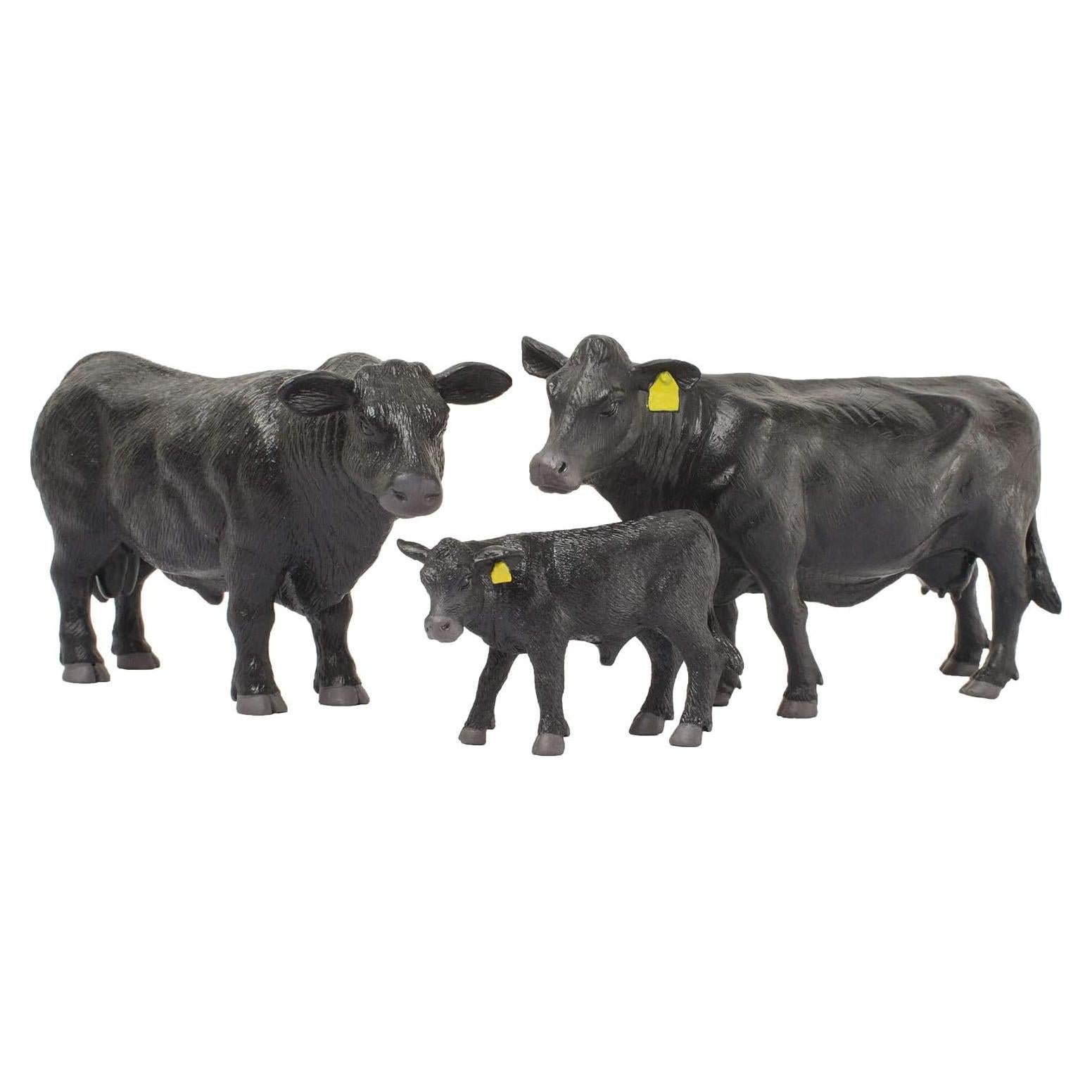 Juego de Vaca Angus, Toro y Ternero Little Buster Toys