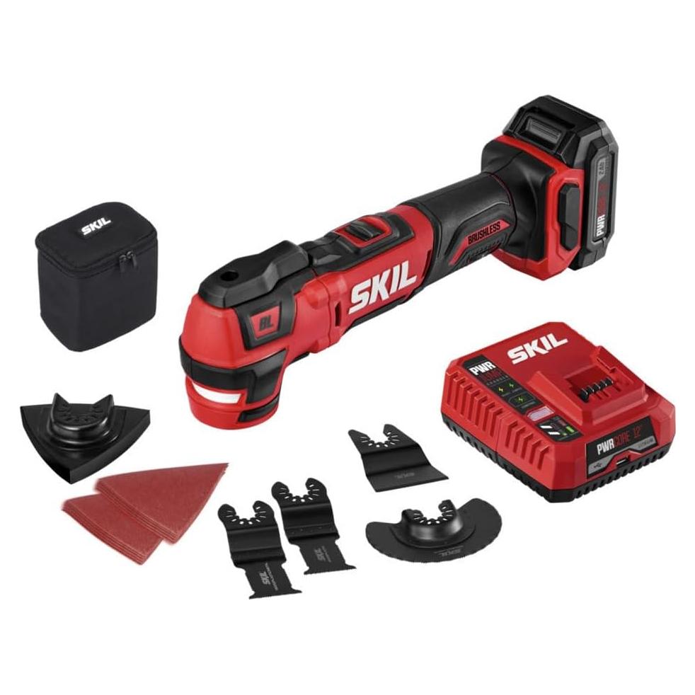 Herramienta Oscilante SKIL PWRCore 12V con 40 Accesorios