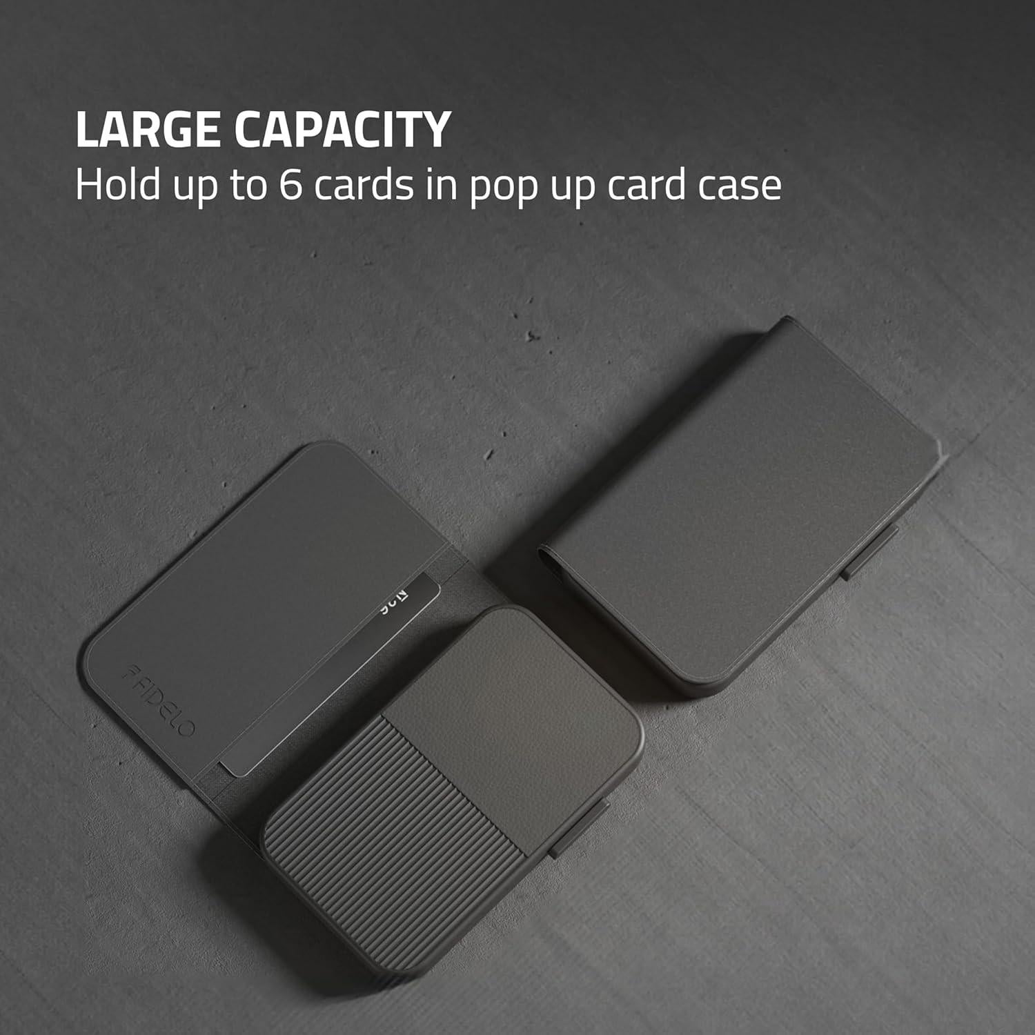 Billetera Slim Fidelo para Hombres - Holder de Tarjetas RFID