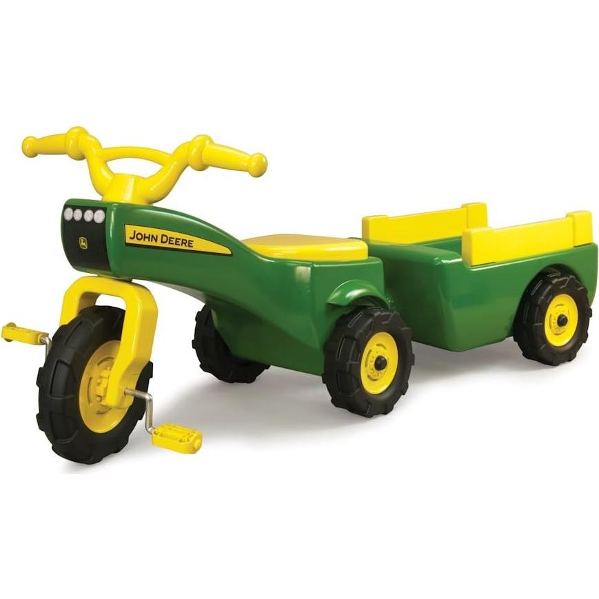Tractor Pedal John Deere con Remolque para Niños 18M-3A