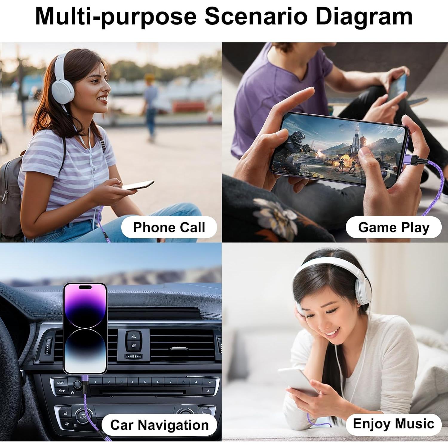 Adaptador de Auriculares Lightning a 3.5mm - 2 Pack MFi