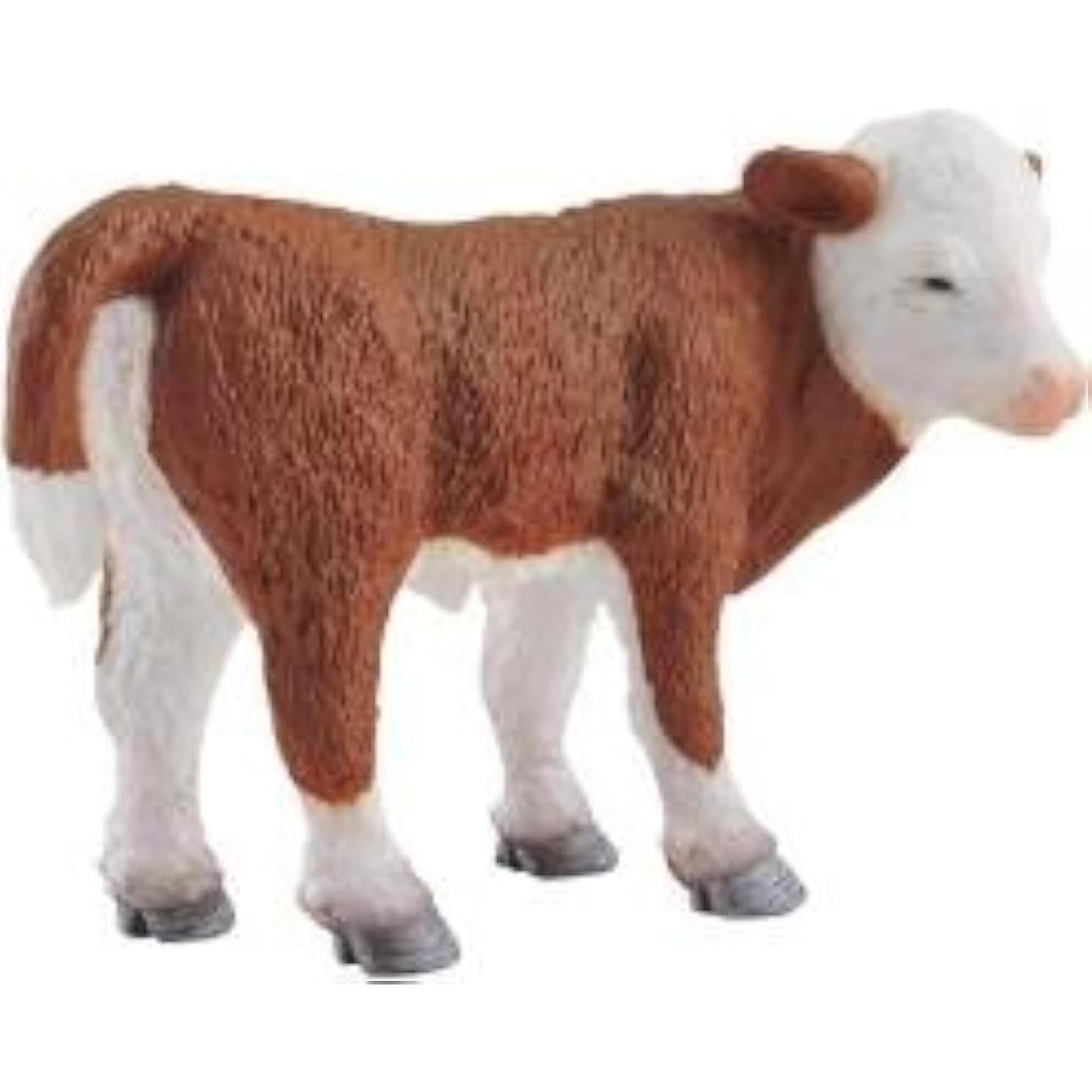Ternero Hereford De Pie ColectA 7,11 cm Realista