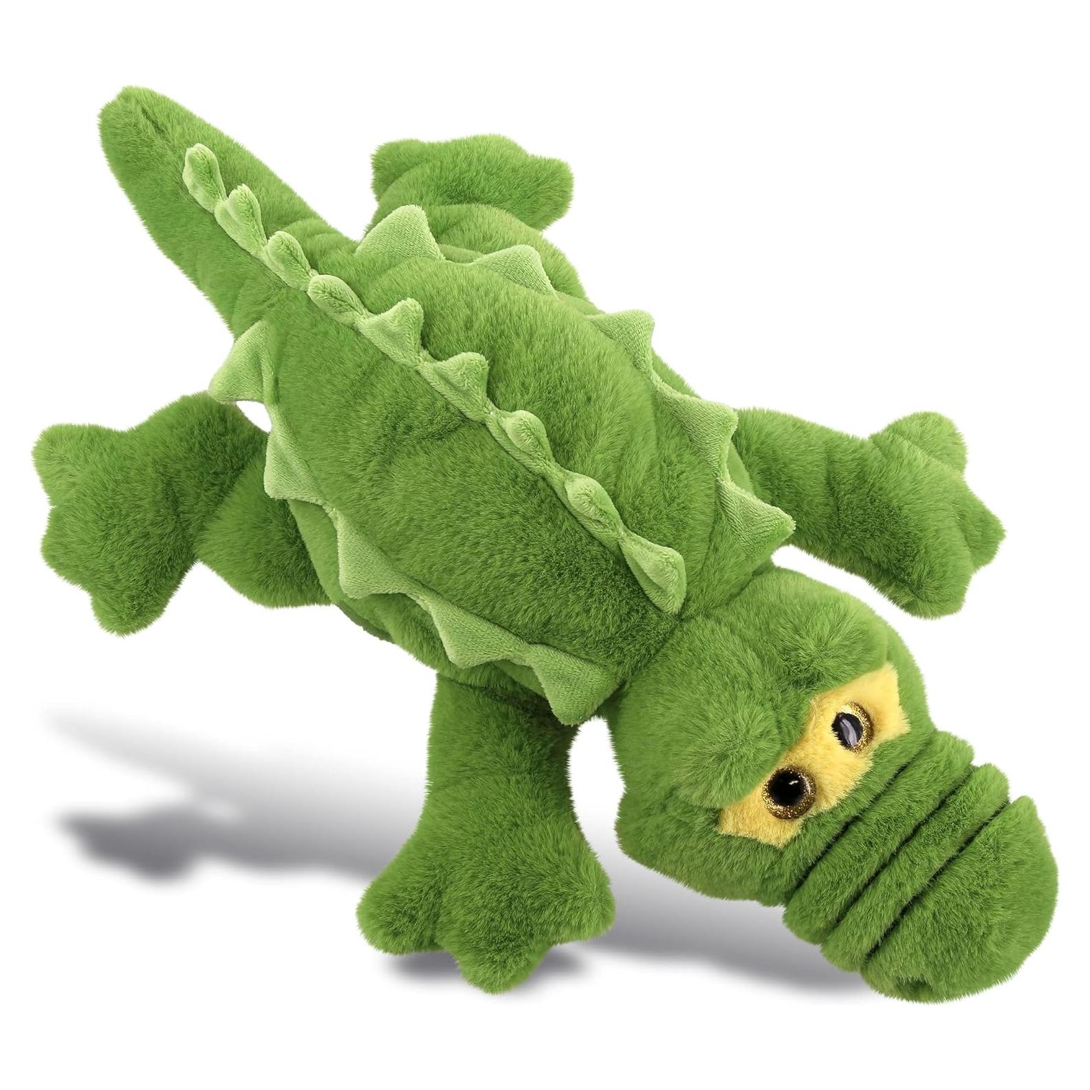 Peluche Cocodrilo DolliBu Verde Suave 43 cm Ideal para Abrazar