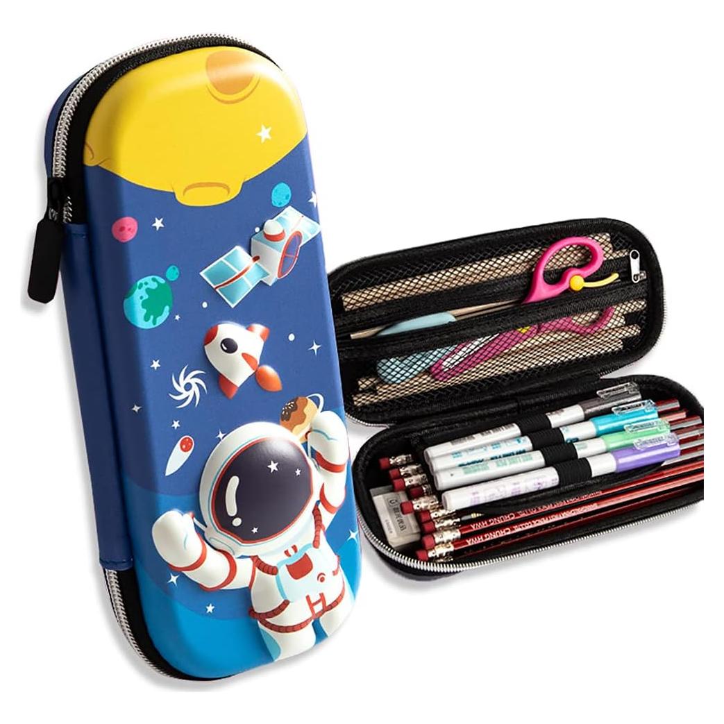 Estuche de lápices 3D EVA Cartoon BAUBLE CROWN Astronauta