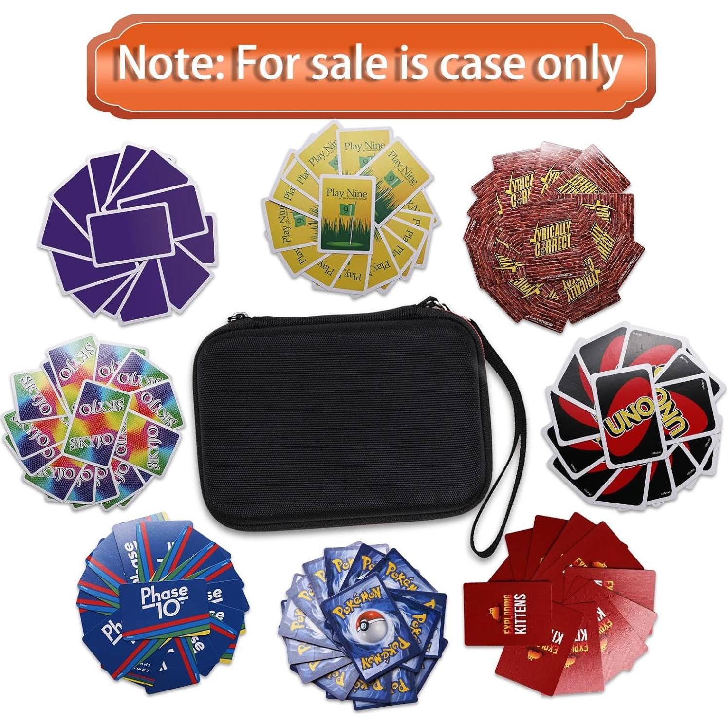 Estuche para Juegos de Cartas L LTGEM Azul Cielo 16x11.4cm