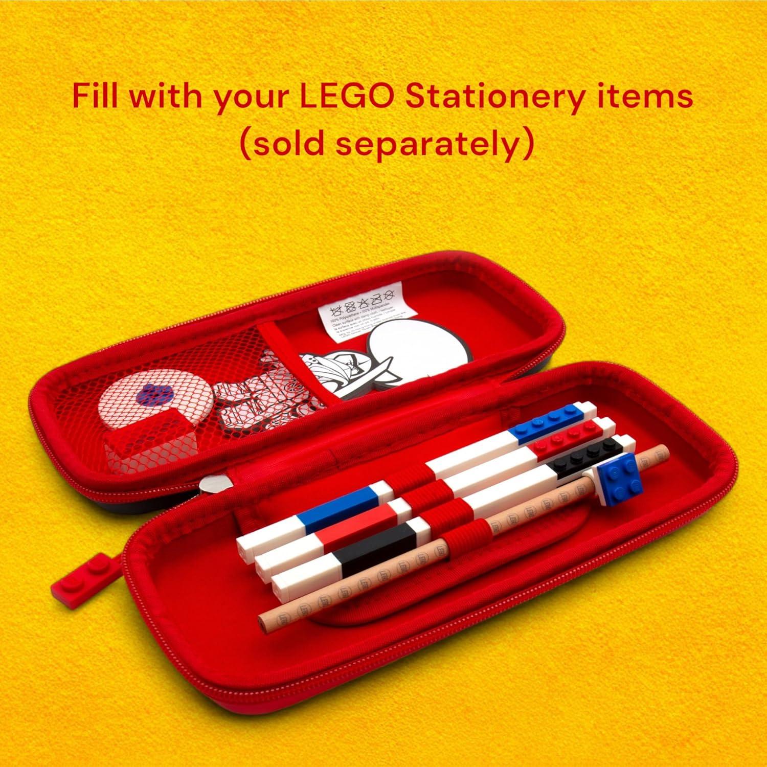 Estuche de Lápices LEGO Ninjago Kai - 22.86x10.16 cm, Negro