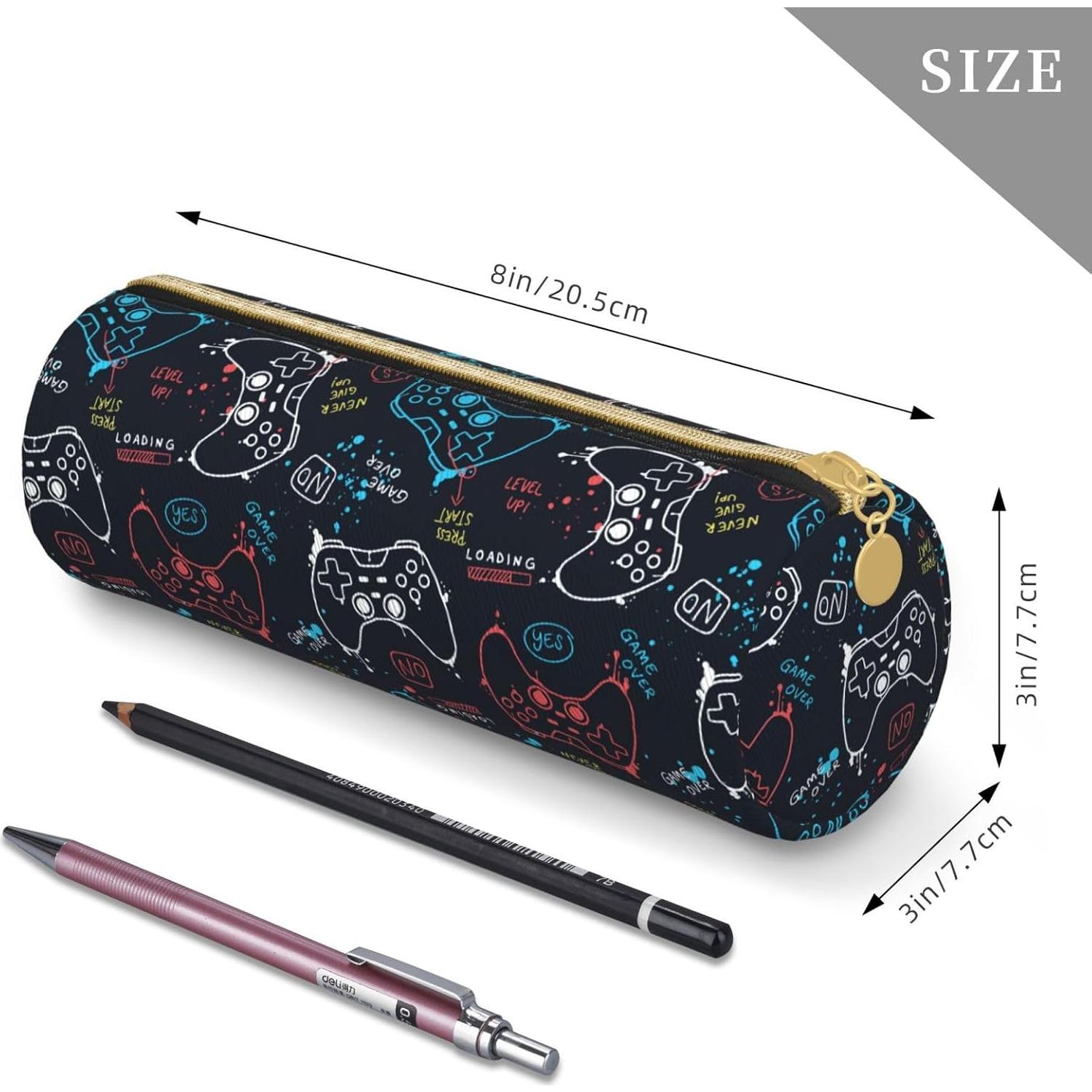 Estuche de Lápiz de Cuero Aoojanu Cilíndrico 20.32x7.62cm