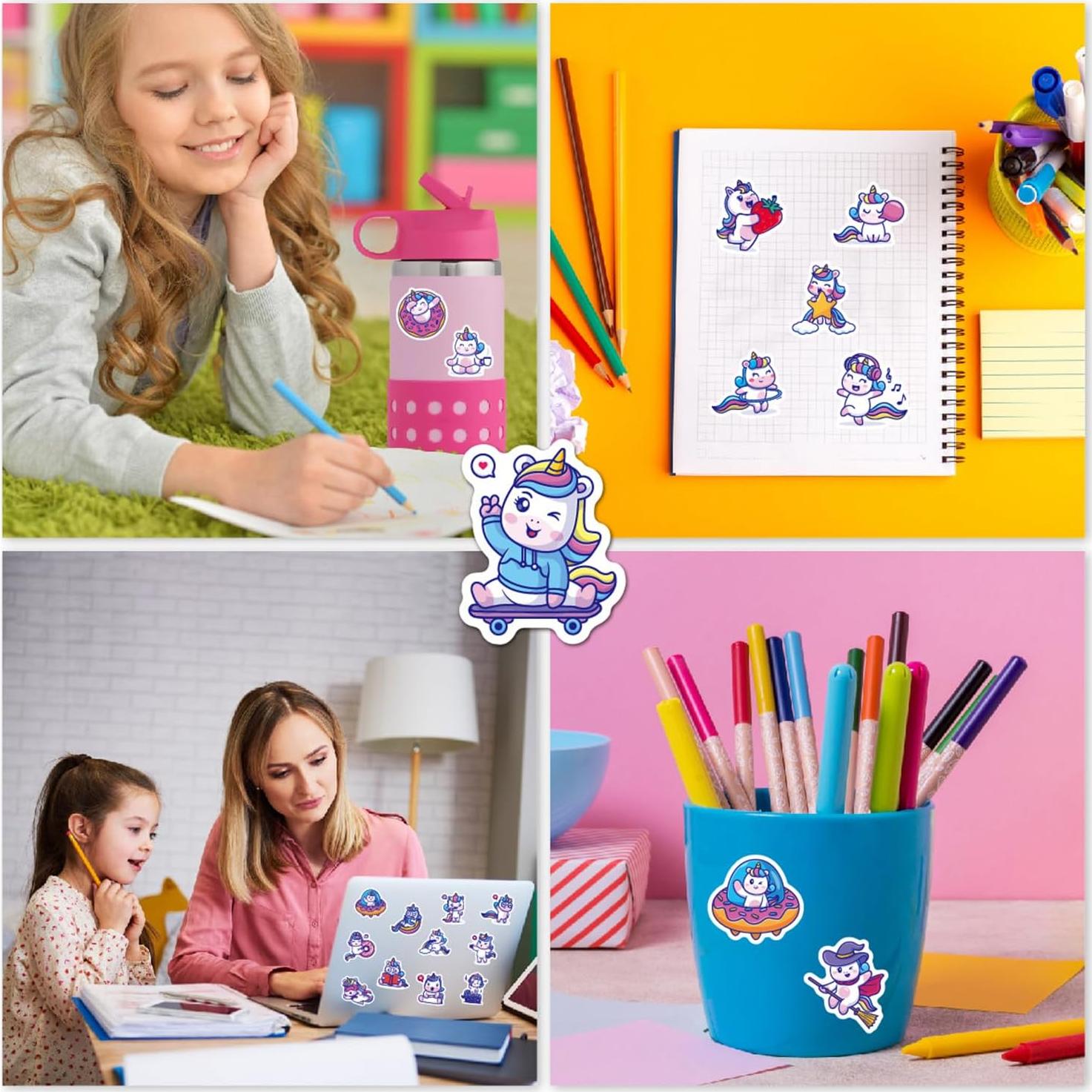 Estuche Multifuncional LilyBeauty con Calculadora y Sacapuntas - Púrpura