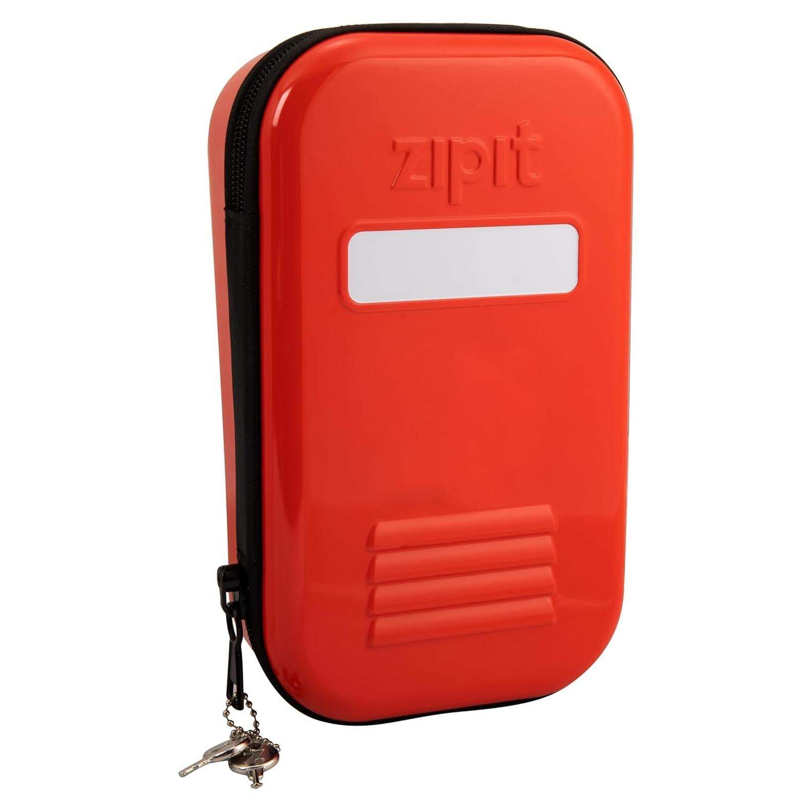 Estuche de Lápices ZIPIT Lock Rojo - Caja Cerrable 22.4x13.5cm