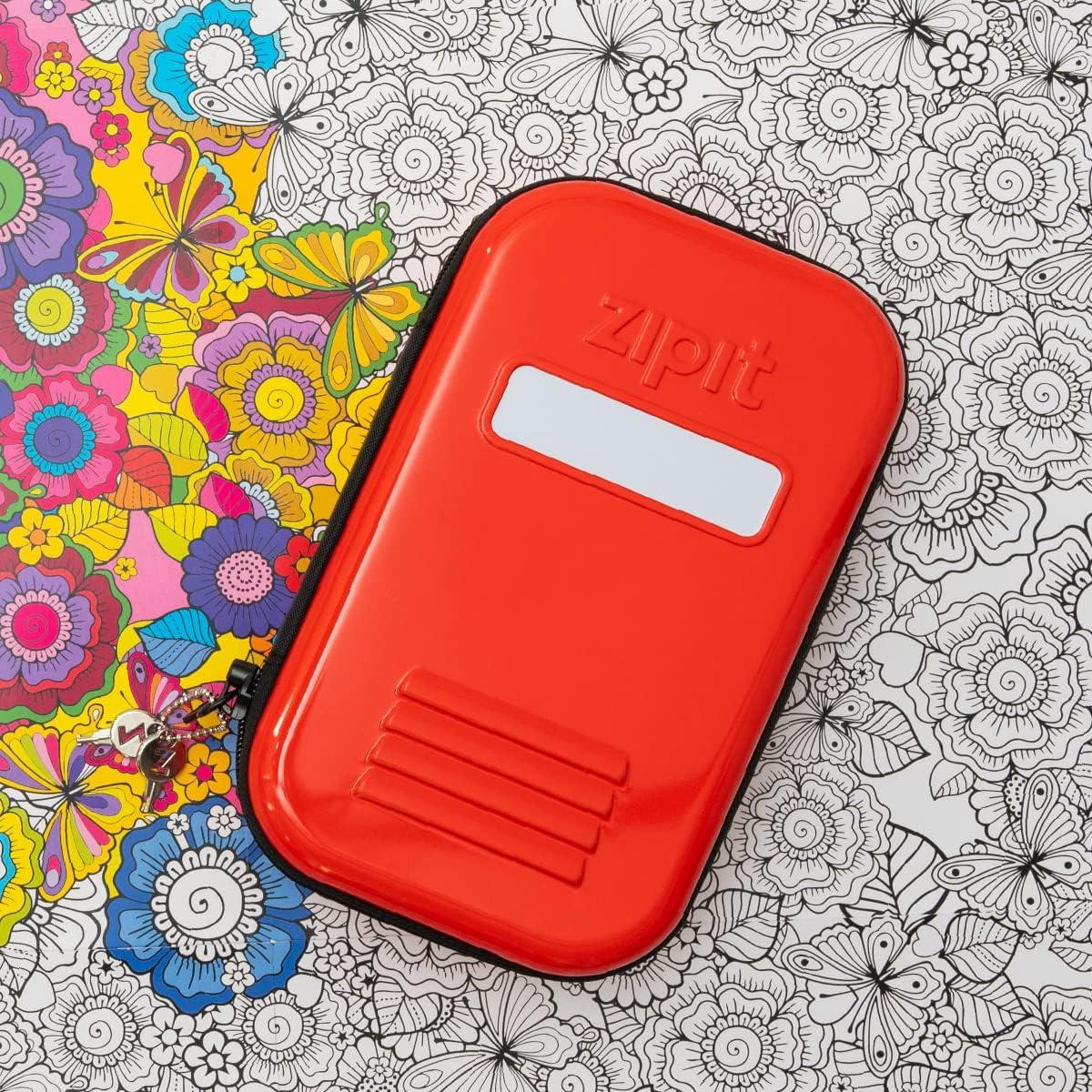 Estuche de Lápices ZIPIT Lock Rojo - Caja Cerrable 22.4x13.5cm