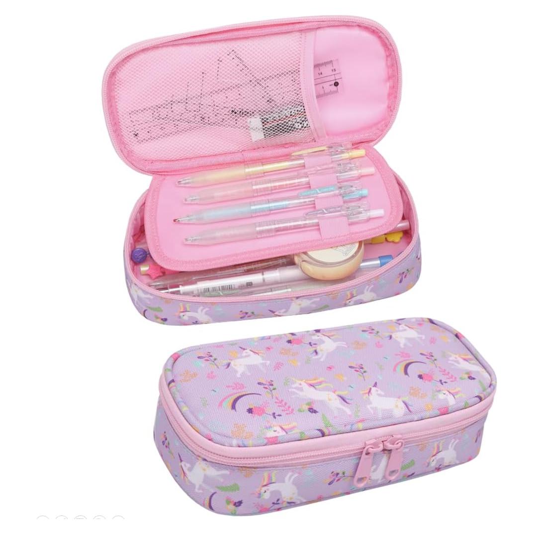 Estuche de Lápices ELIOELIO Unicornio Púrpura 21.3x7.6cm