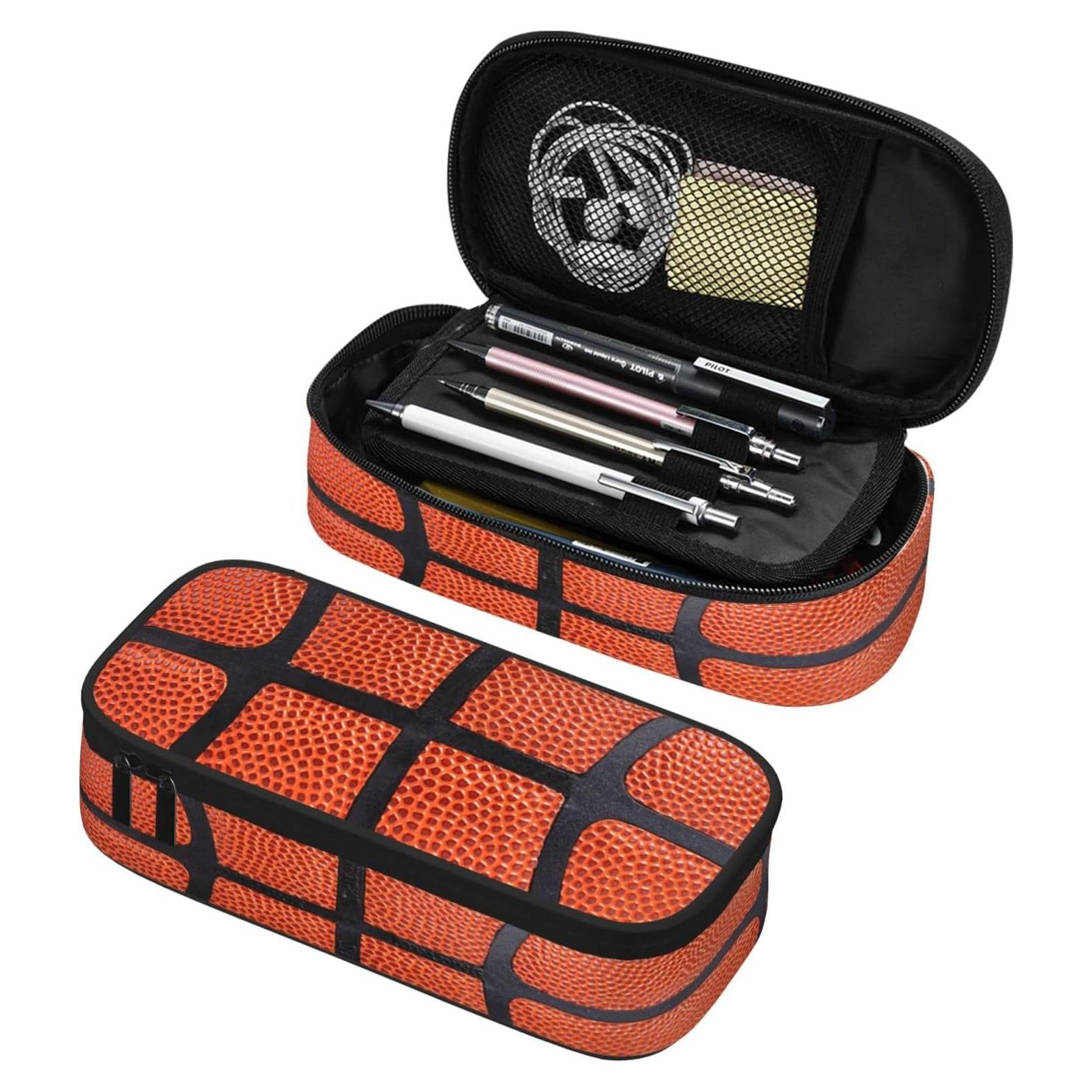 Estuche de Lápices Baloncesto PAUSEBOLL 21.1x9.9cm Doble Cierre