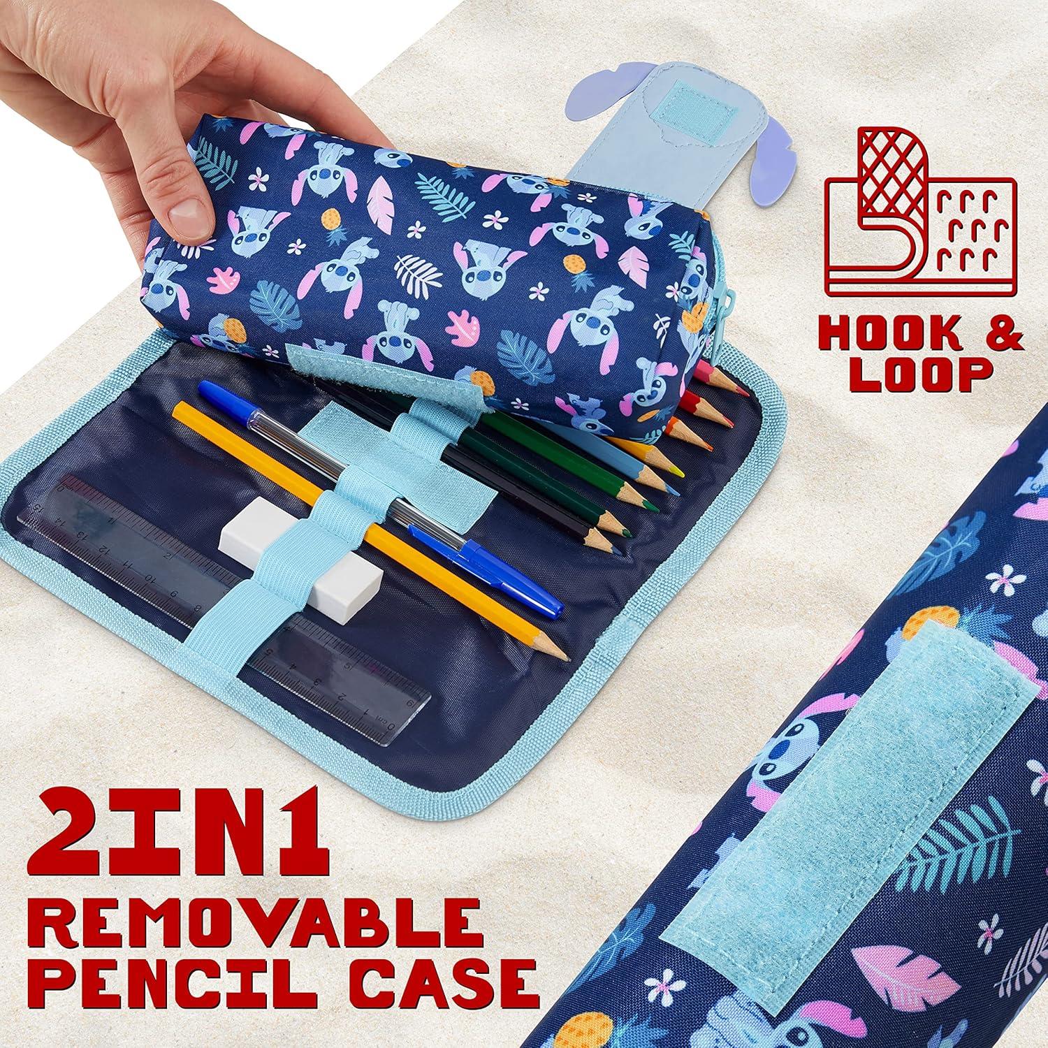 Estuche de Lápices Disney Stitch con Suministros de Papelería