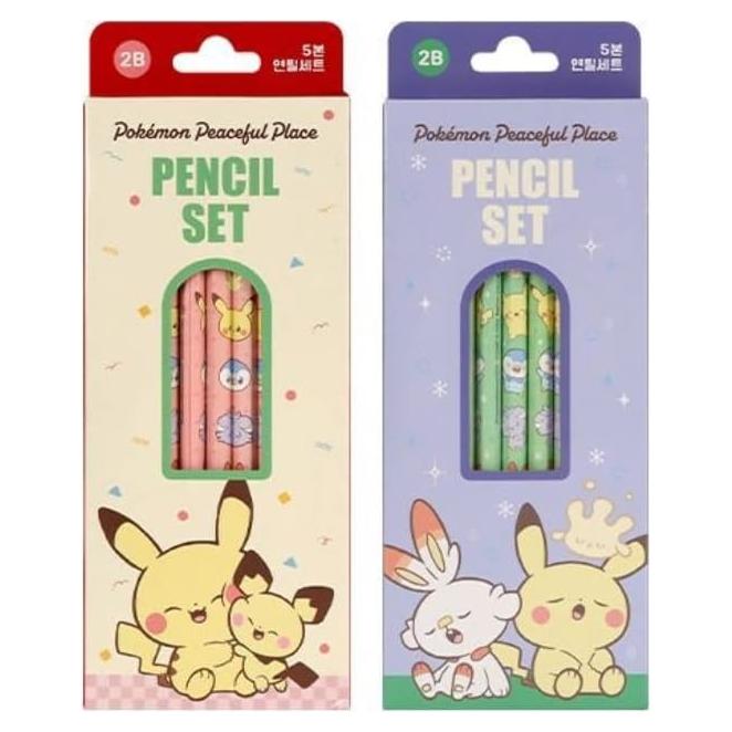 Lápices de Madera Pikachu 2B Hexagonal - Paquete de 10