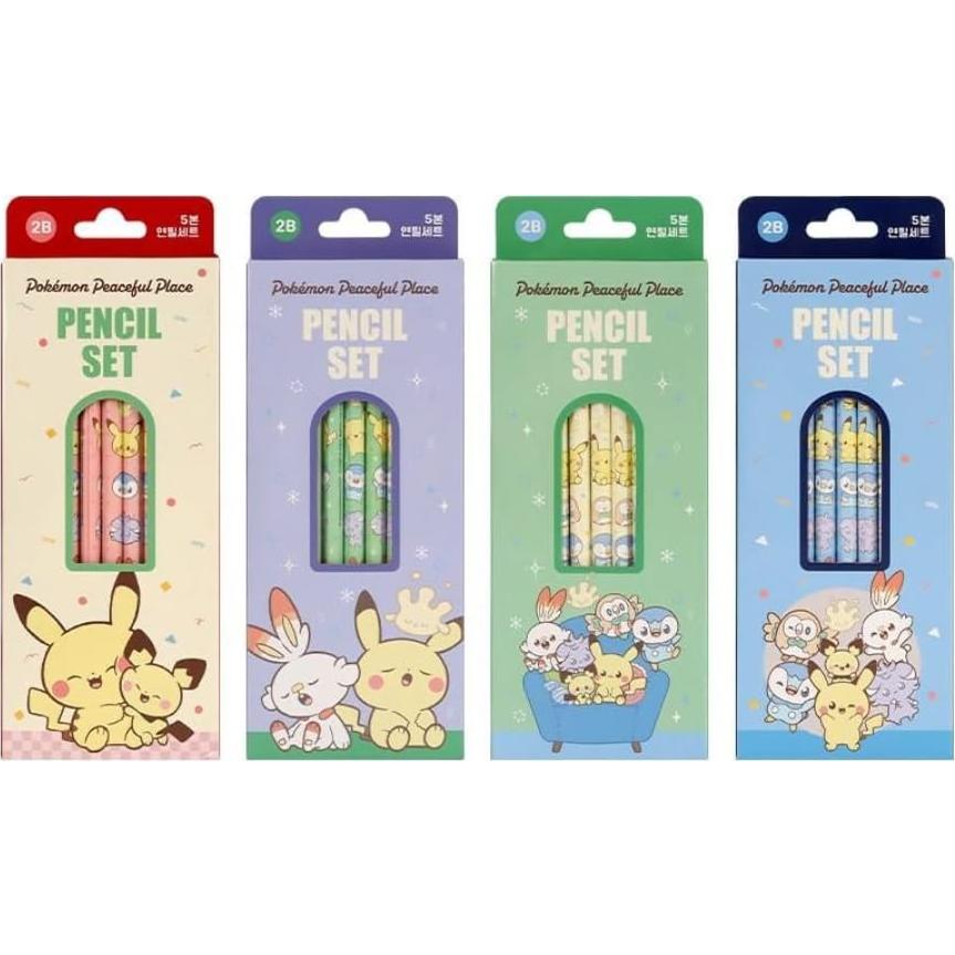 Lápices de Madera Pikachu 2B Hexagonal - Paquete de 10