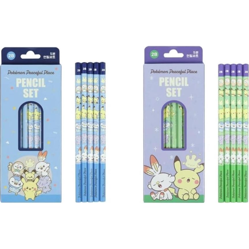 Lápices de Madera Pikachu 2B Hexagonal - Paquete de 10