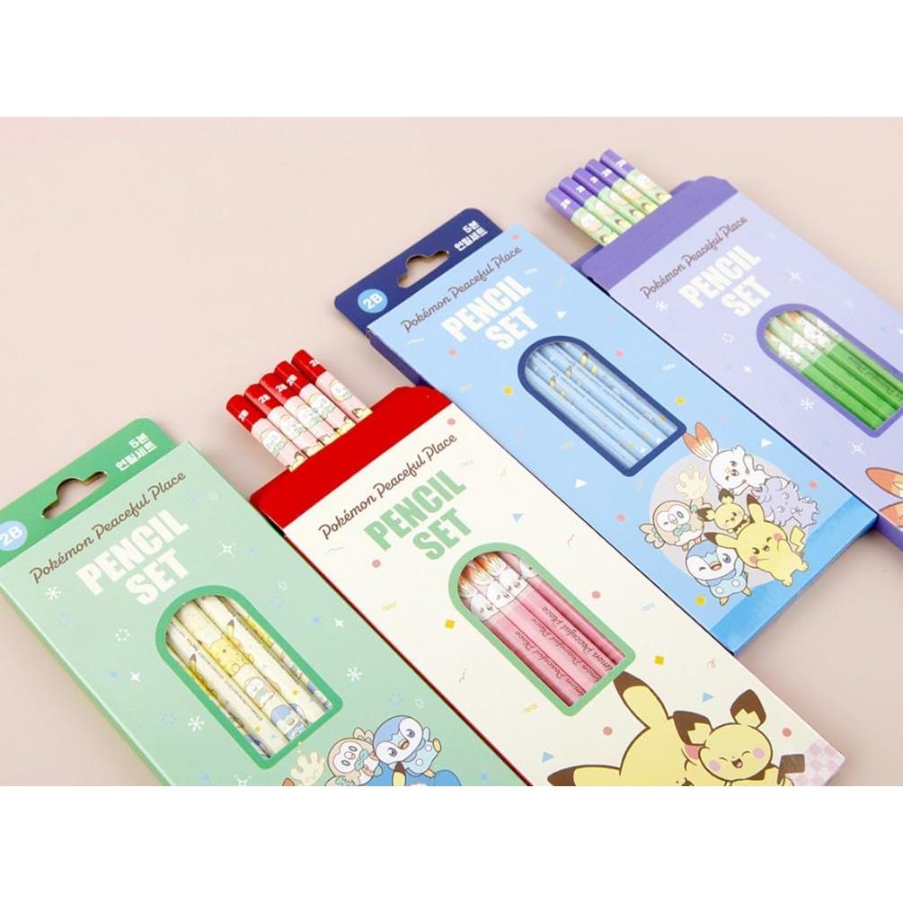 Lápices de Madera Pikachu 2B Hexagonal - Paquete de 10