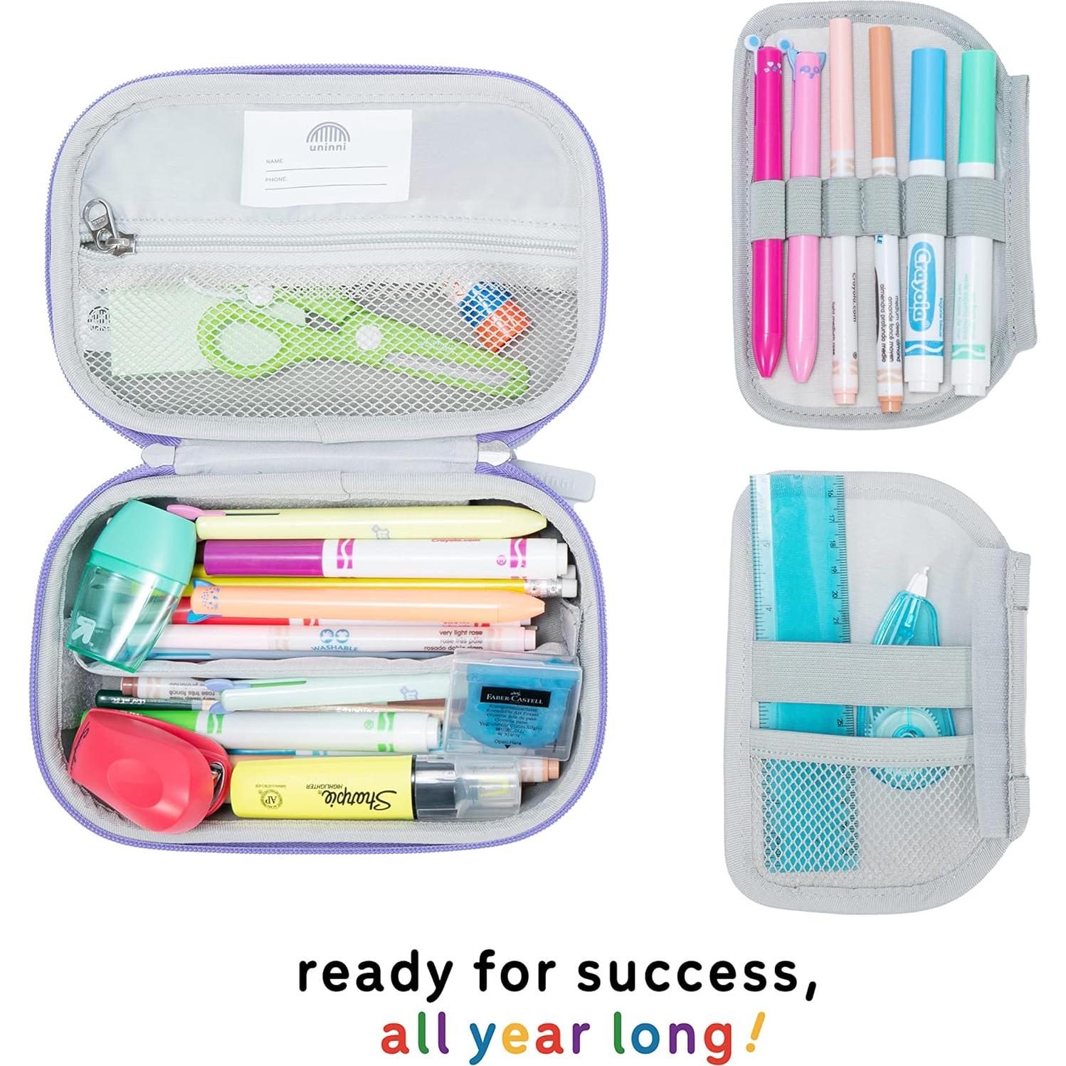 Estuche de Lápices Unicornio Uninni 22x14x7.3 cm con Divisores