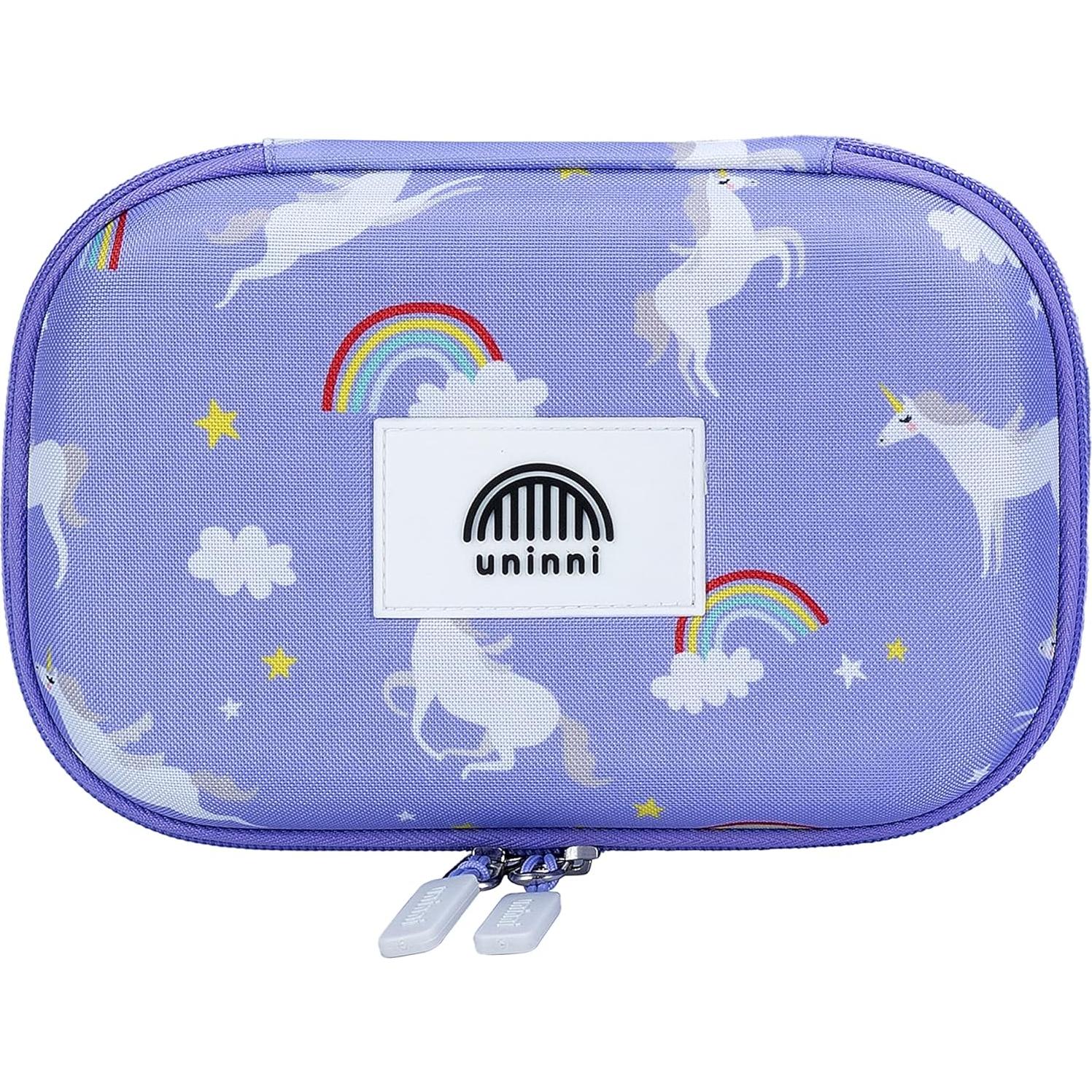 Estuche de Lápices Unicornio Uninni 22x14x7.3 cm con Divisores