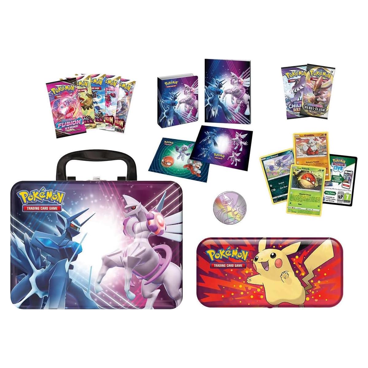 Cofre Coleccionista Pokémon + Estuche Lápices Regreso a Clases
