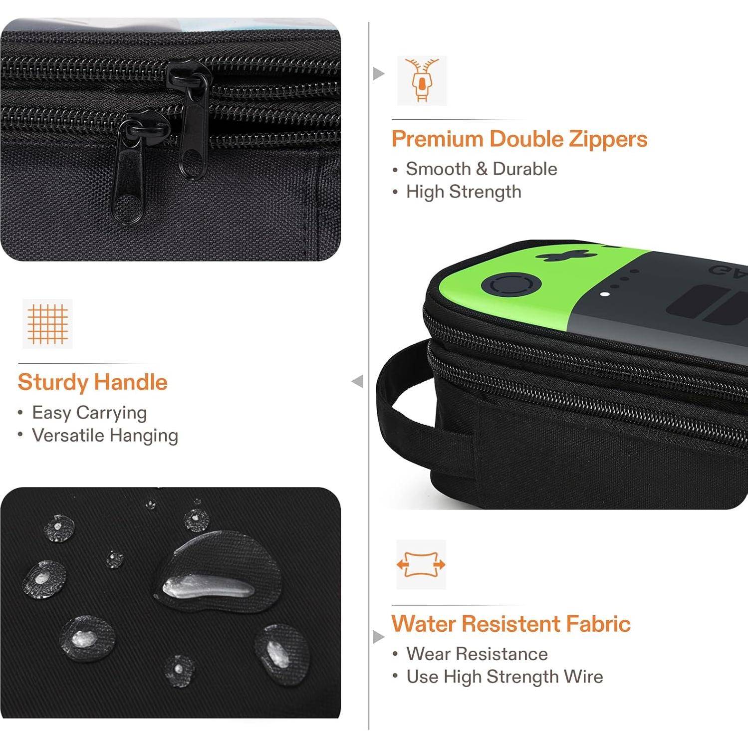 Estuche de Lápices Beaulyn Gamer Verde/Azul 24.1x10.7x8.9 cm