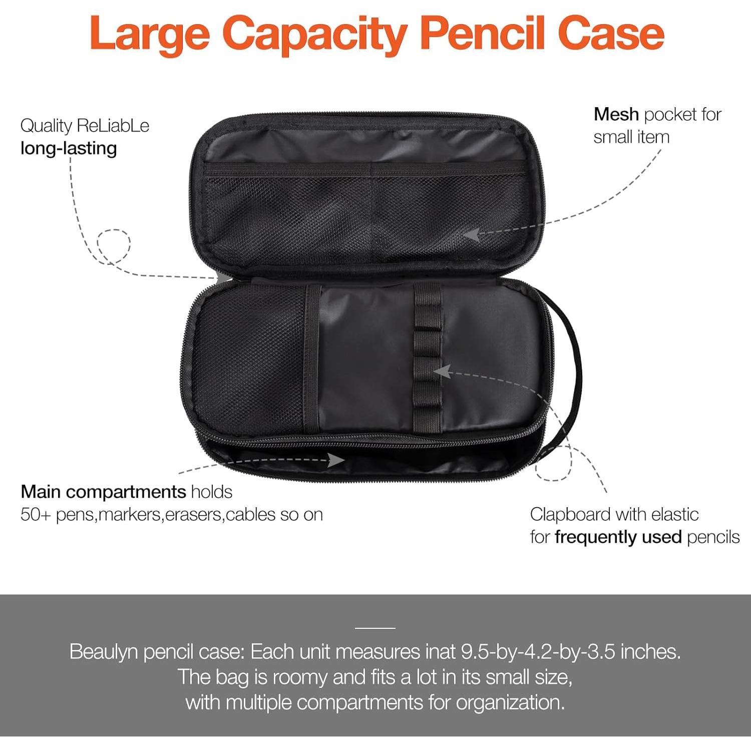 Estuche de Lápices Beaulyn Gamer Verde/Azul 24.1x10.7x8.9 cm