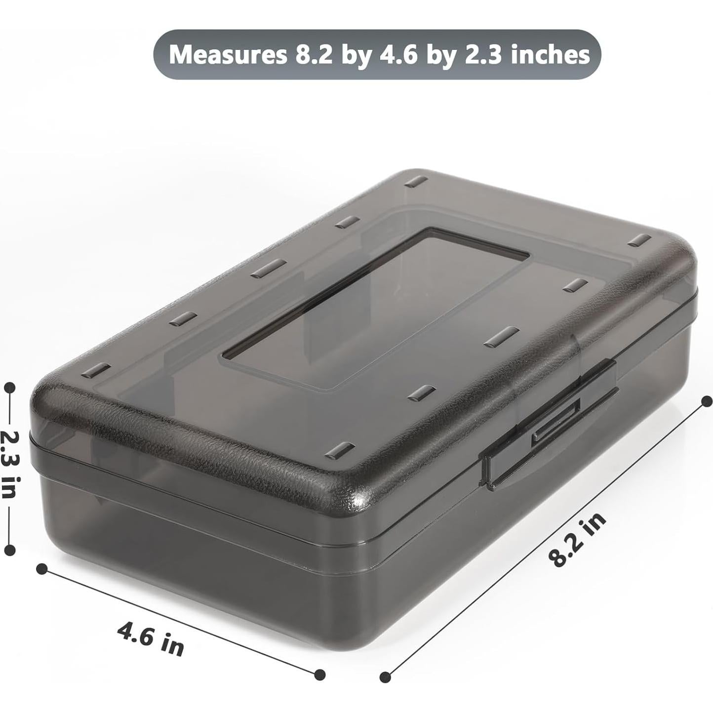 Estuche de Lápices DANRONG 21x11.7x5.8cm Plástico Gris