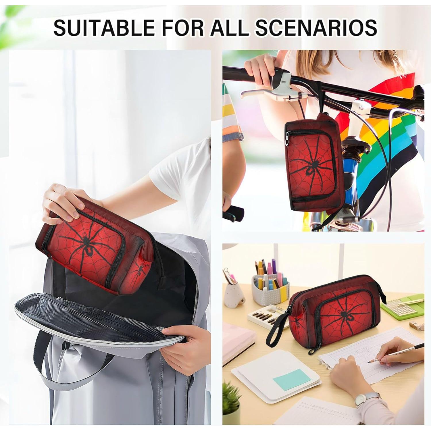 Estuche de Lápices Fisyme Multicolor Gran Capacidad 24x9.5x15 cm