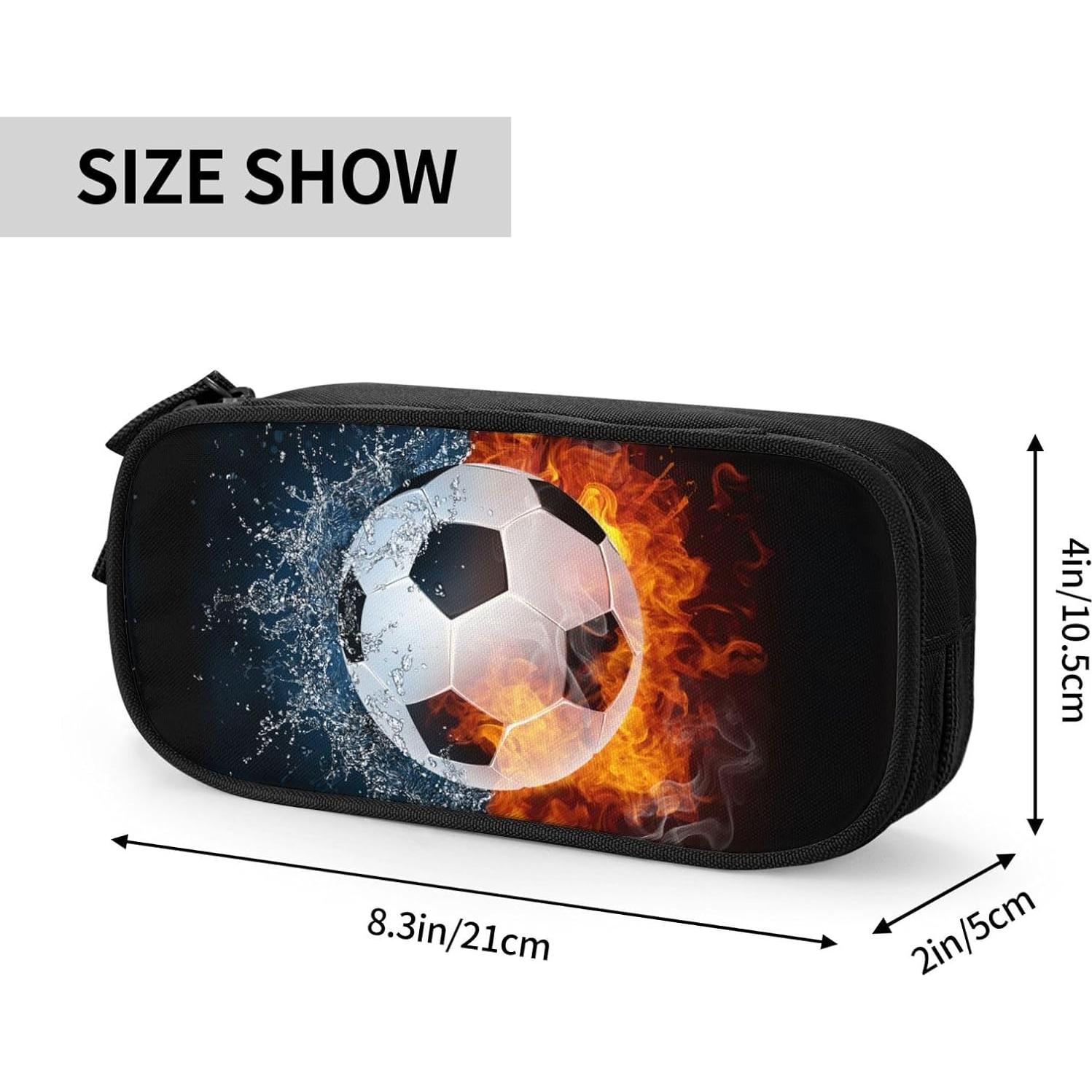 Estuche de Lápices Deportivo YIJIUWKIS Fútbol 21x10.5x5cm