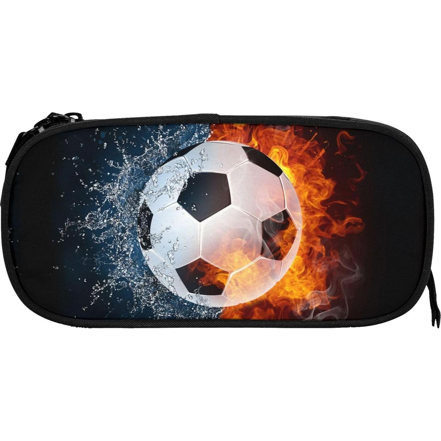 Estuche de Lápices Deportivo YIJIUWKIS Fútbol 21x10.5x5cm