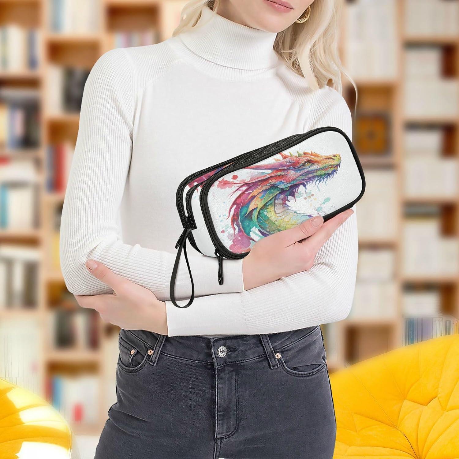 Estuche de Lápices BOENLE Dragón Acuarela 22.5x9x11cm