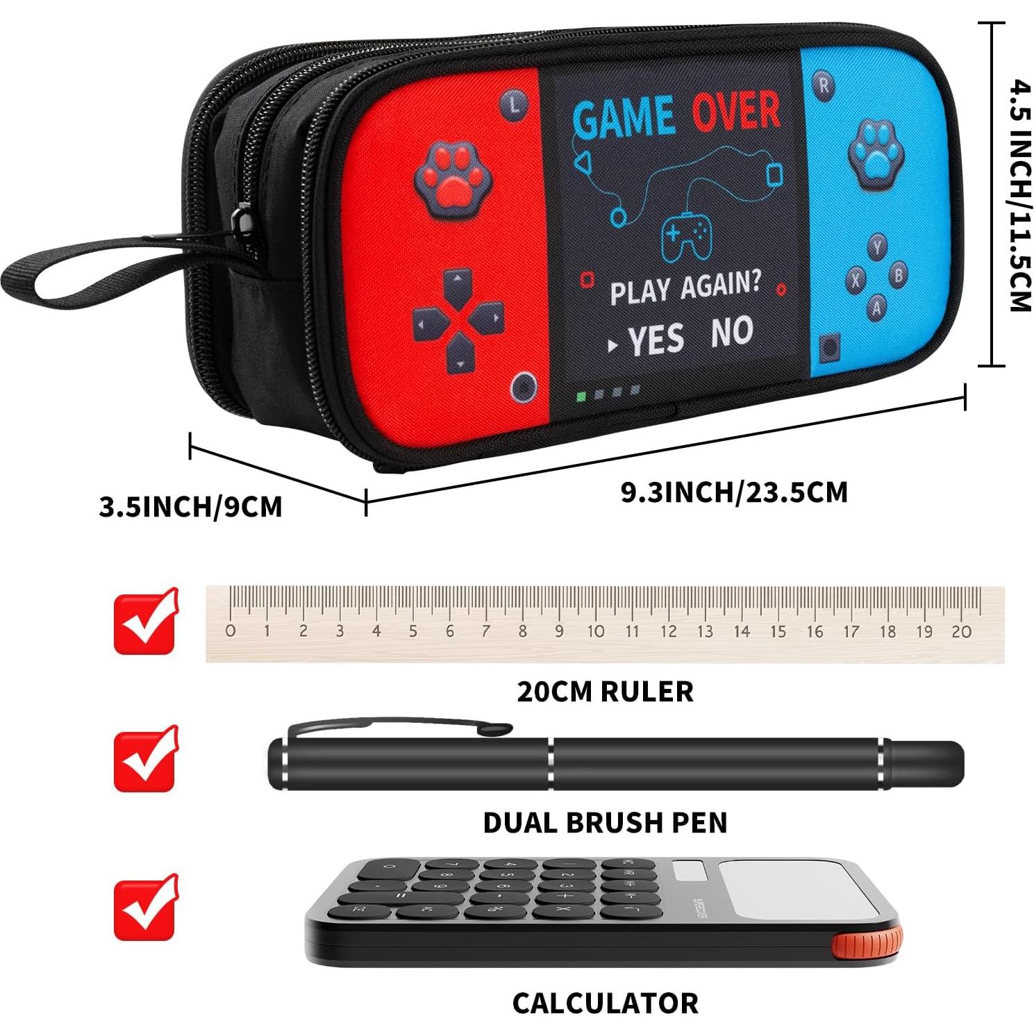 Estuche de Lápices Easozoom Grande 23.6x11.4cm 3 Compartimentos