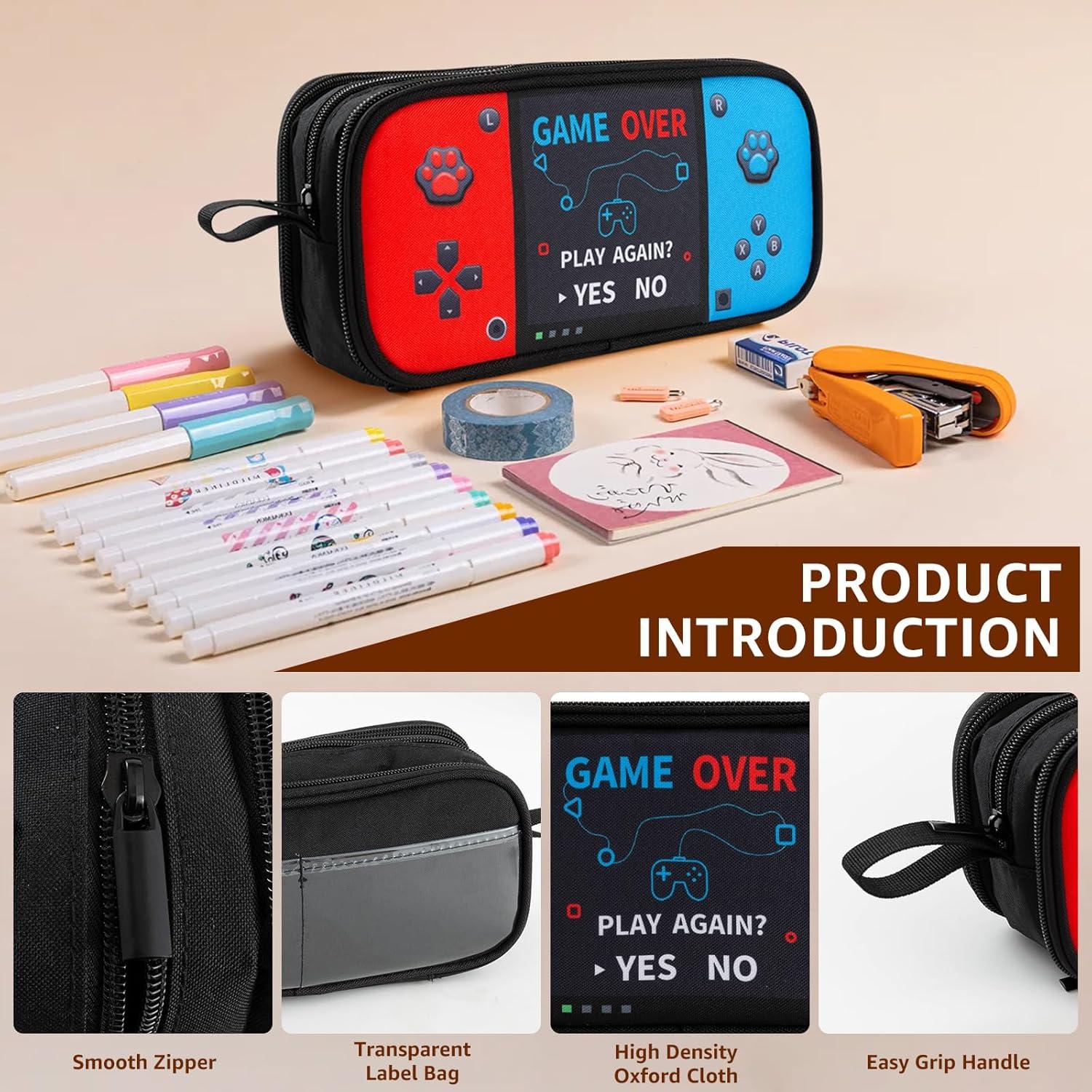 Estuche de Lápices Easozoom Grande 23.6x11.4cm 3 Compartimentos