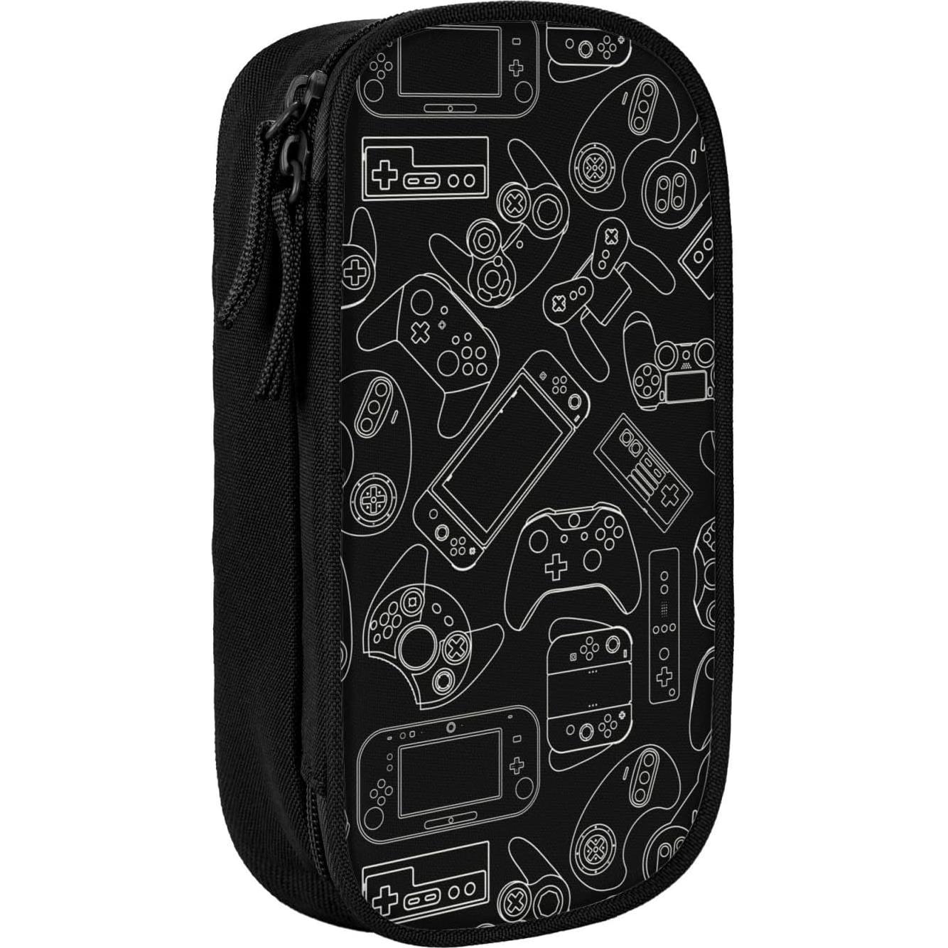 Estuche de Lápices Perinsto Negro Gran Capacidad Multiuso