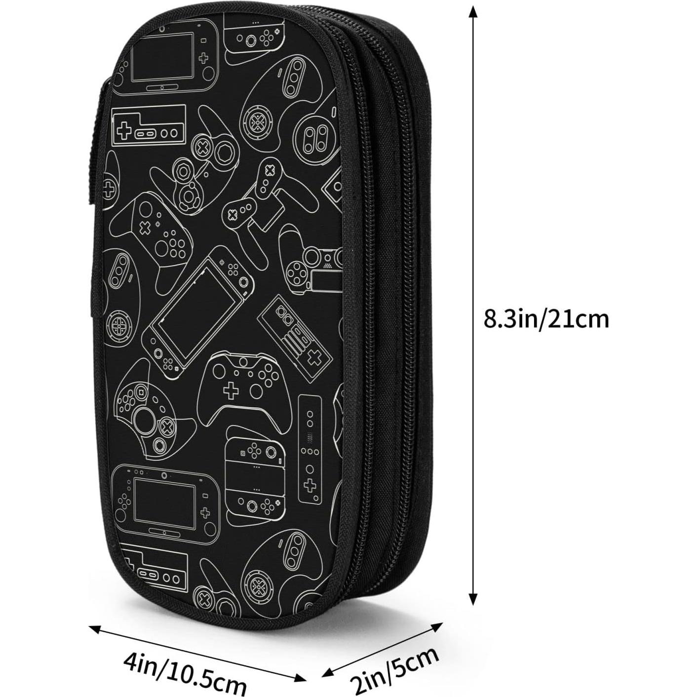 Estuche de Lápices Perinsto Negro Gran Capacidad Multiuso