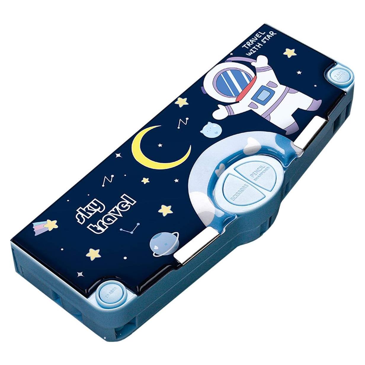 Estuche Multifuncional Minache con Tijeras y Sacapuntas