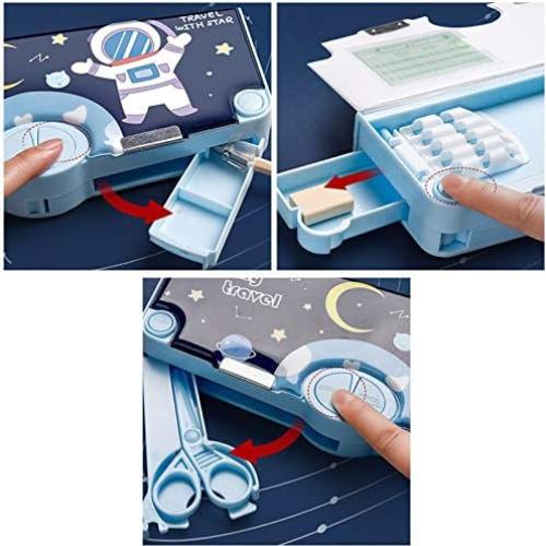 Estuche Multifuncional Minache con Tijeras y Sacapuntas