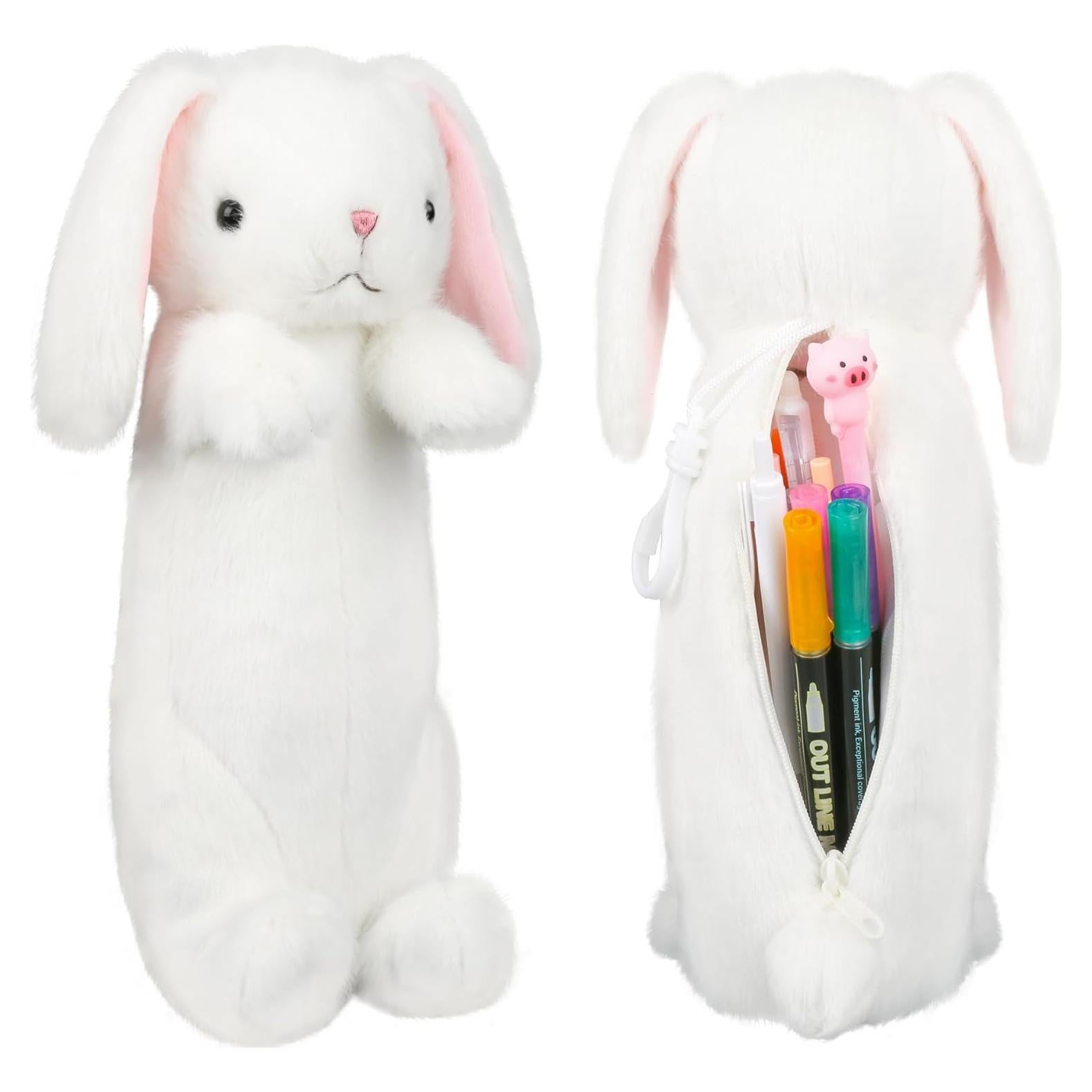 Estuche de Lápices de Peluche Conejo BB FUNHOUSE 32x17.8 cm