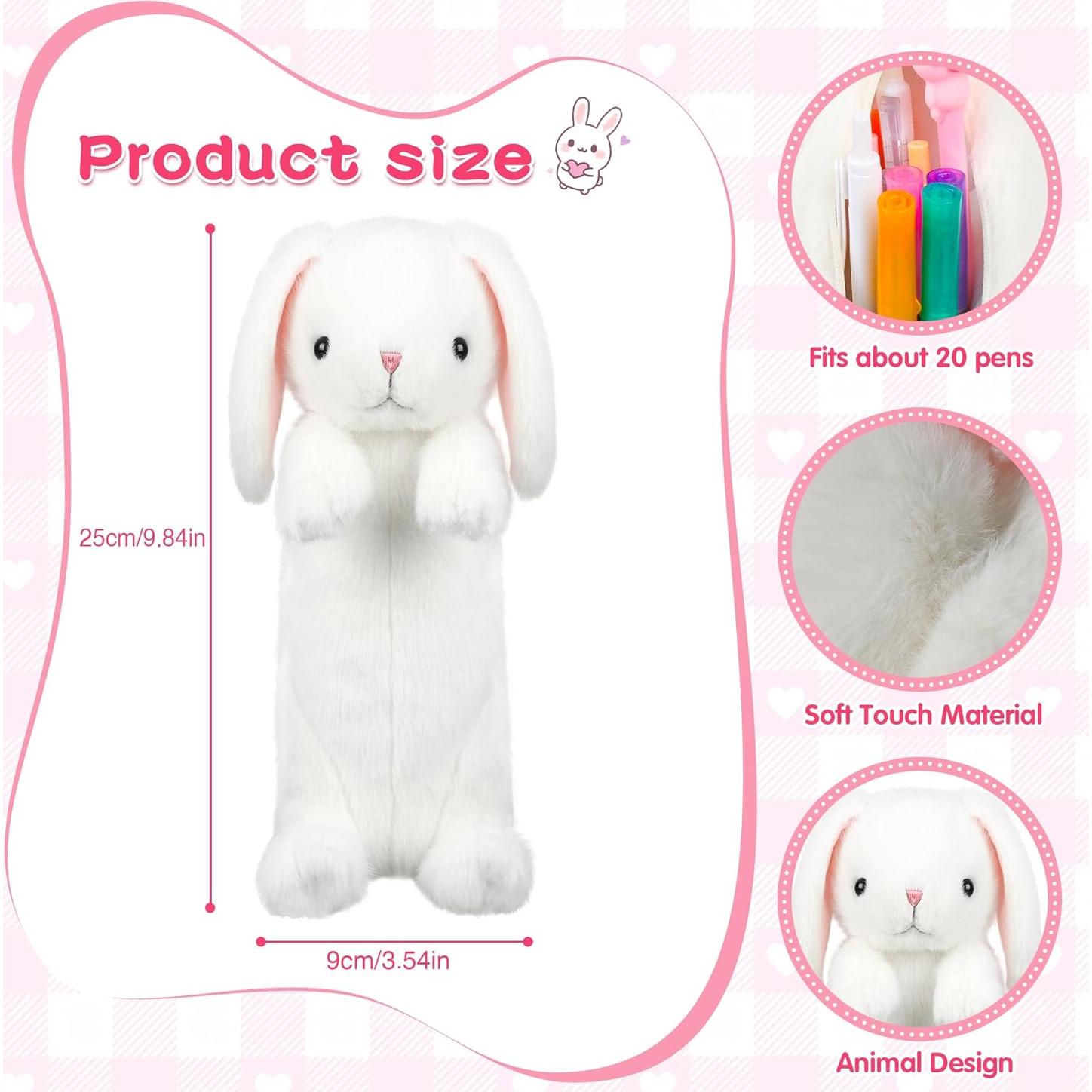 Estuche de Lápices de Peluche Conejo BB FUNHOUSE 32x17.8 cm