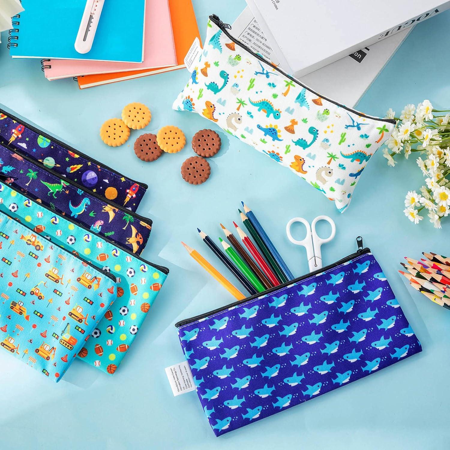 Estuche de Lápiz Colarr 6 Piezas Dinosaurio 23x12 cm