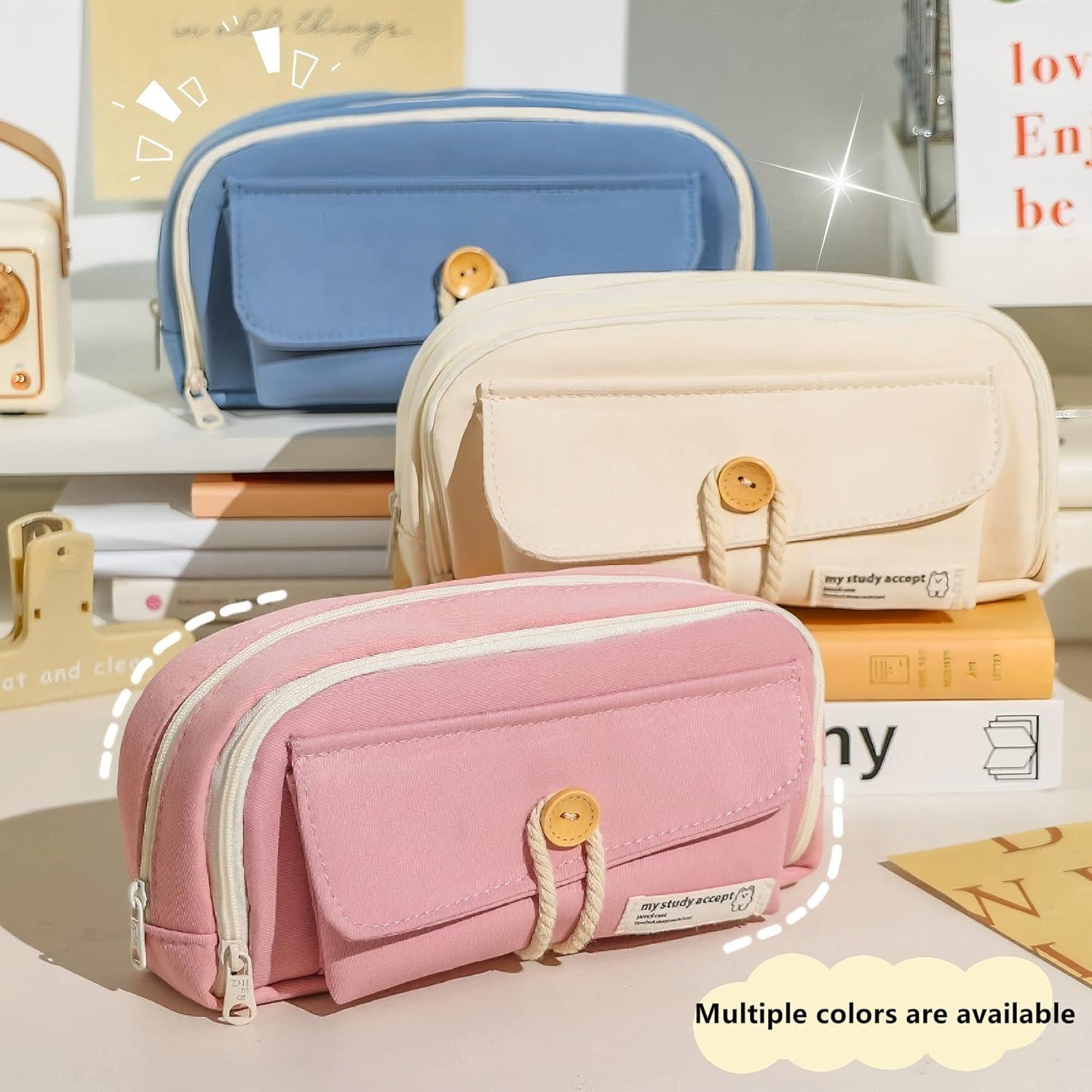 Estuche de Lápices Grande Grurun Negro 21.1x11.2x7.5 cm