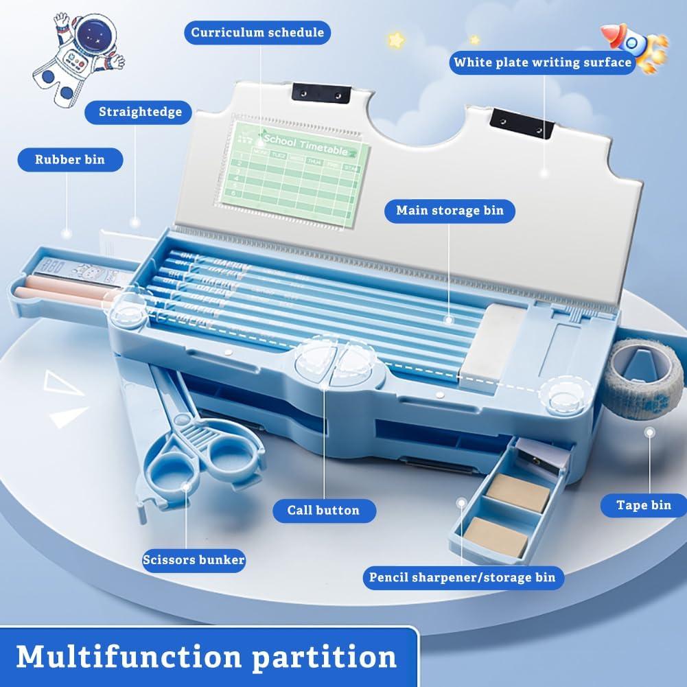 Estuche de lápices multifuncional FEWOFJ Nave Espacial 24.99x9.00cm