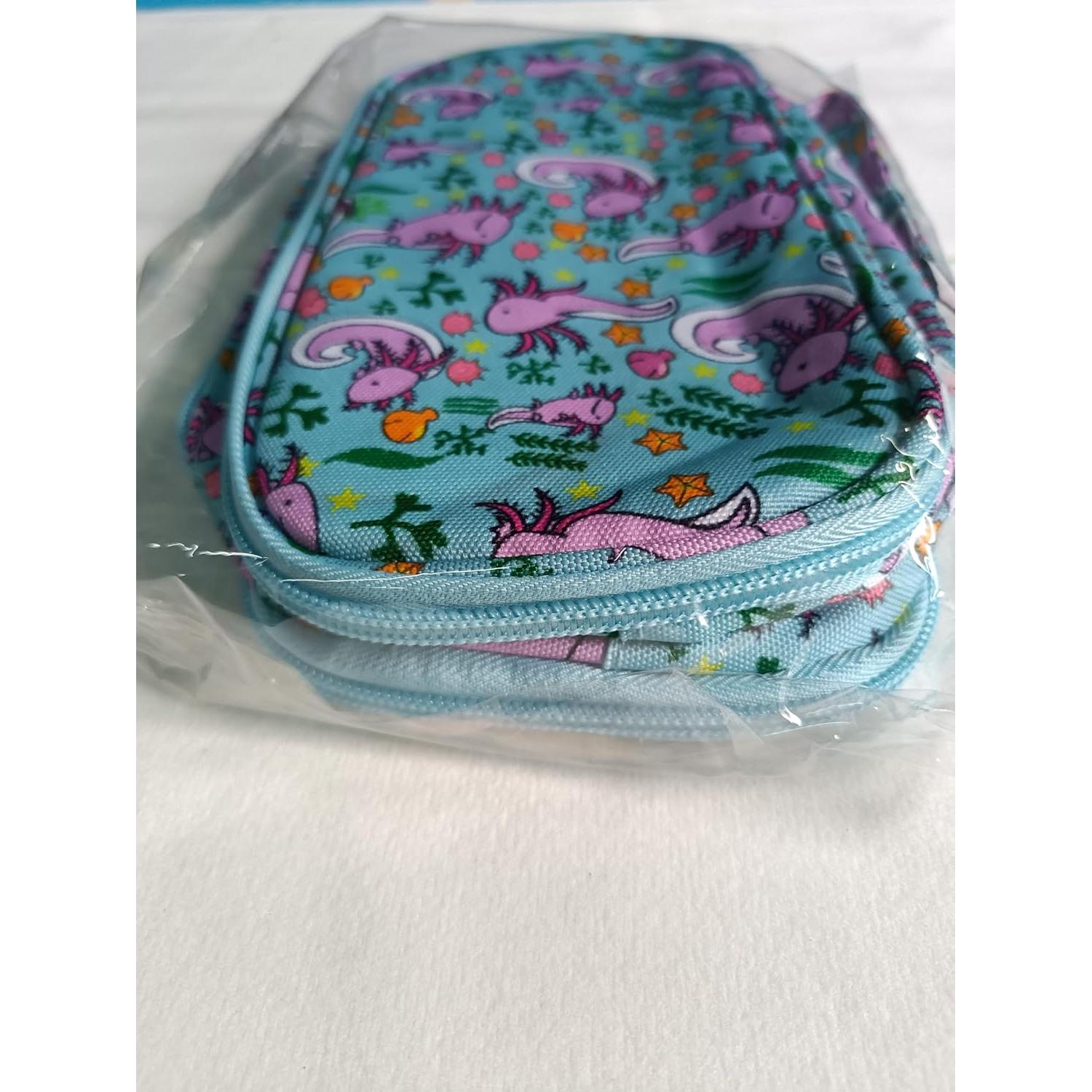 Estuche de Lápices LParkin Axolotl 24x11x7.6 cm Multiusos