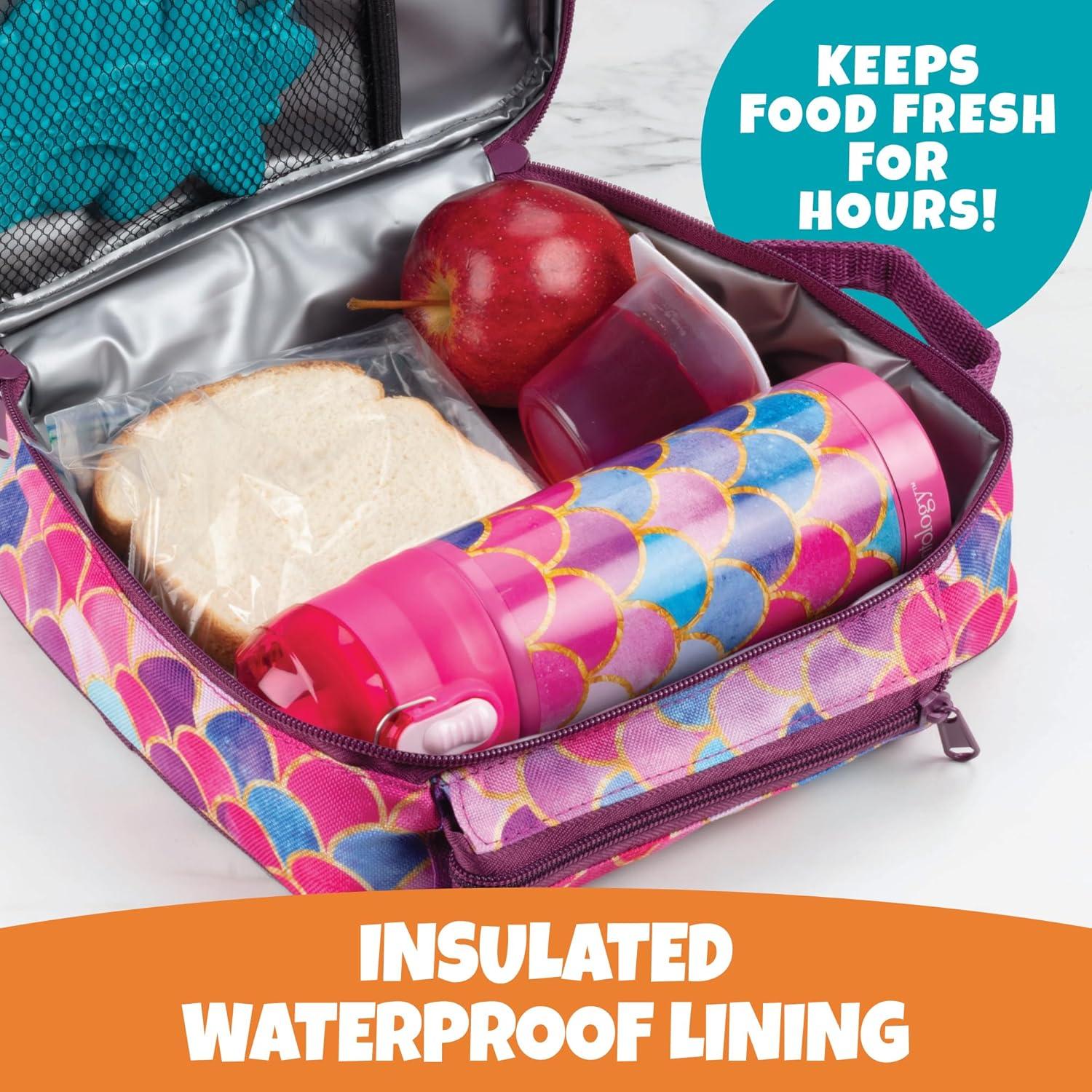 Bolsa Térmica de Almuerzo Bentology Cola de Sirena - Reutilizable