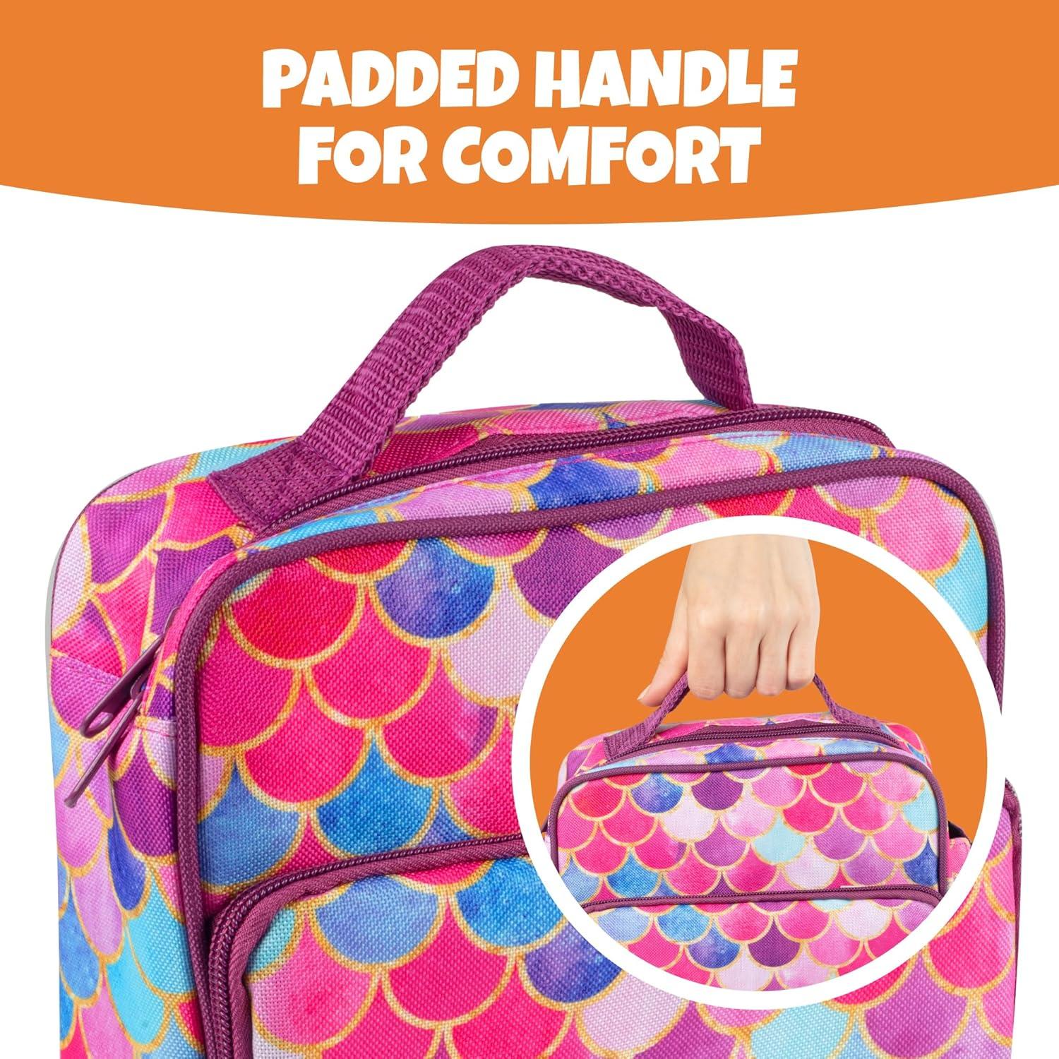 Bolsa Térmica de Almuerzo Bentology Cola de Sirena - Reutilizable